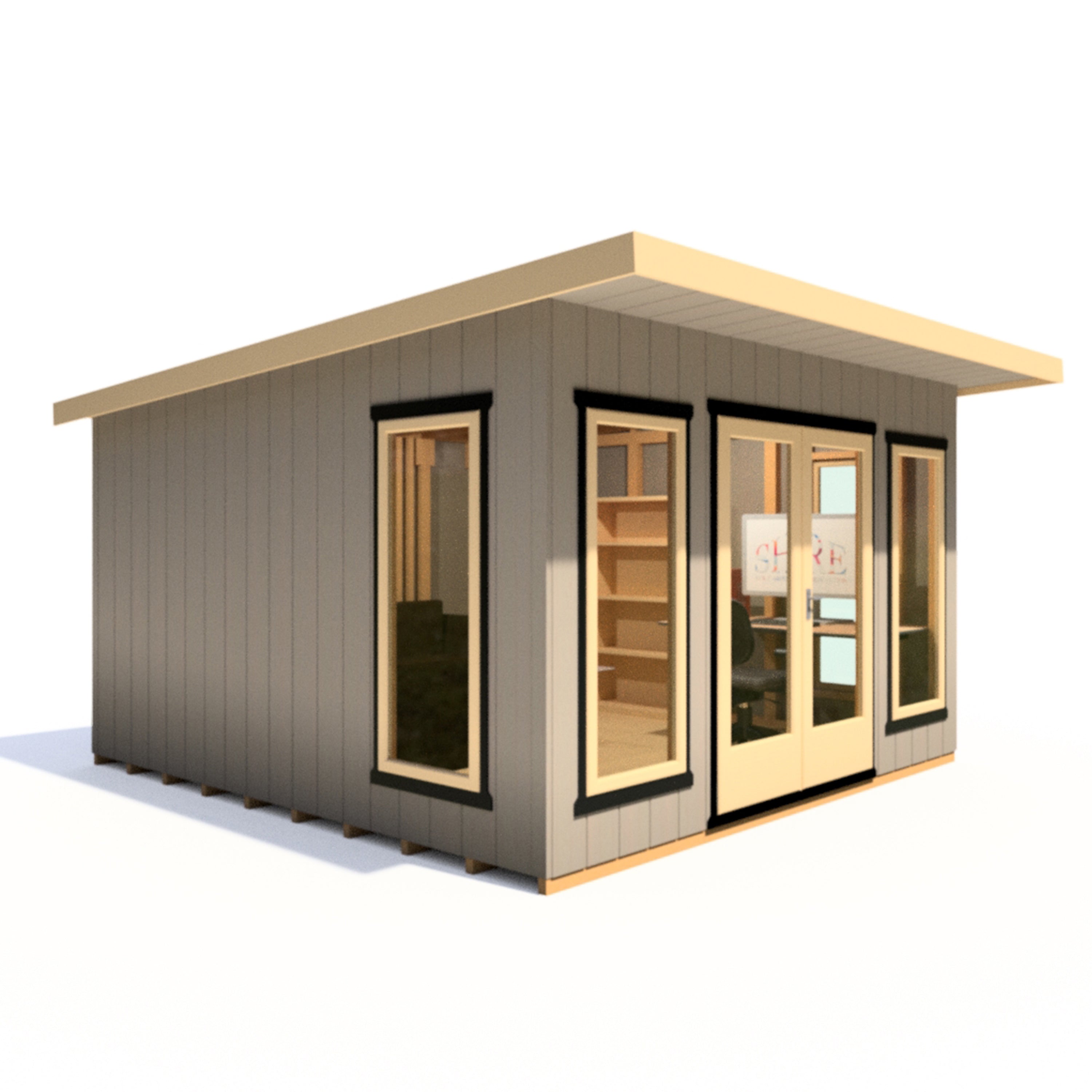 Cali 12 x 12 Garden Office
