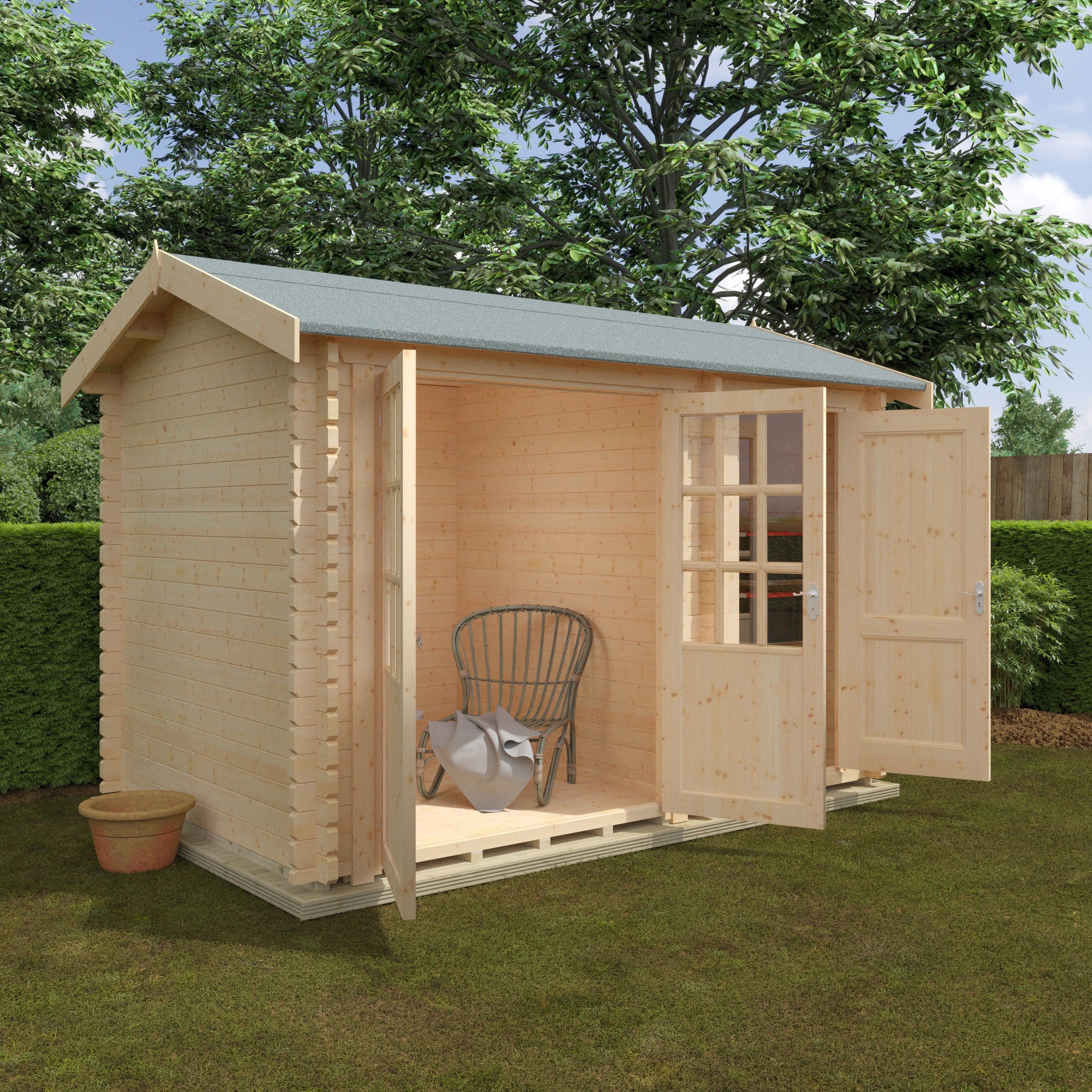 THE CHATSWORTH 44mm Log Cabin