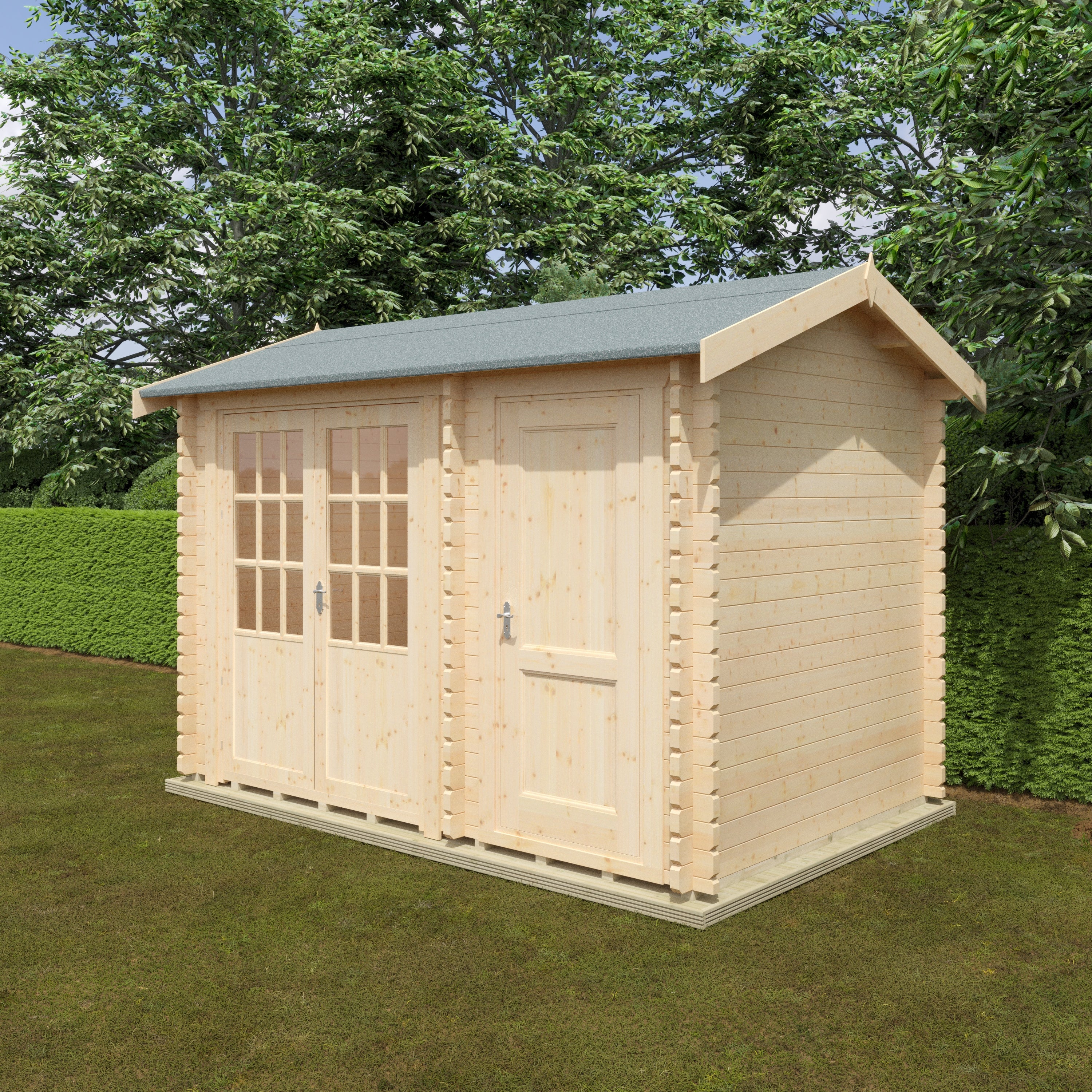 THE CHATSWORTH 44mm Log Cabin