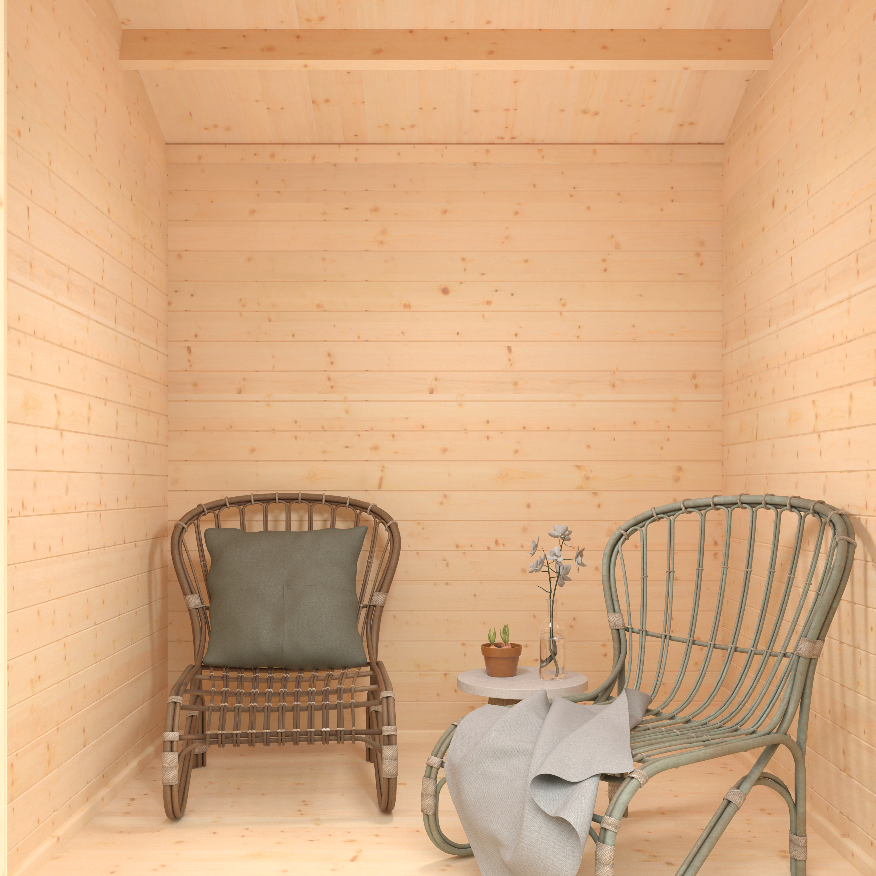 THE CHATSWORTH 44mm Log Cabin