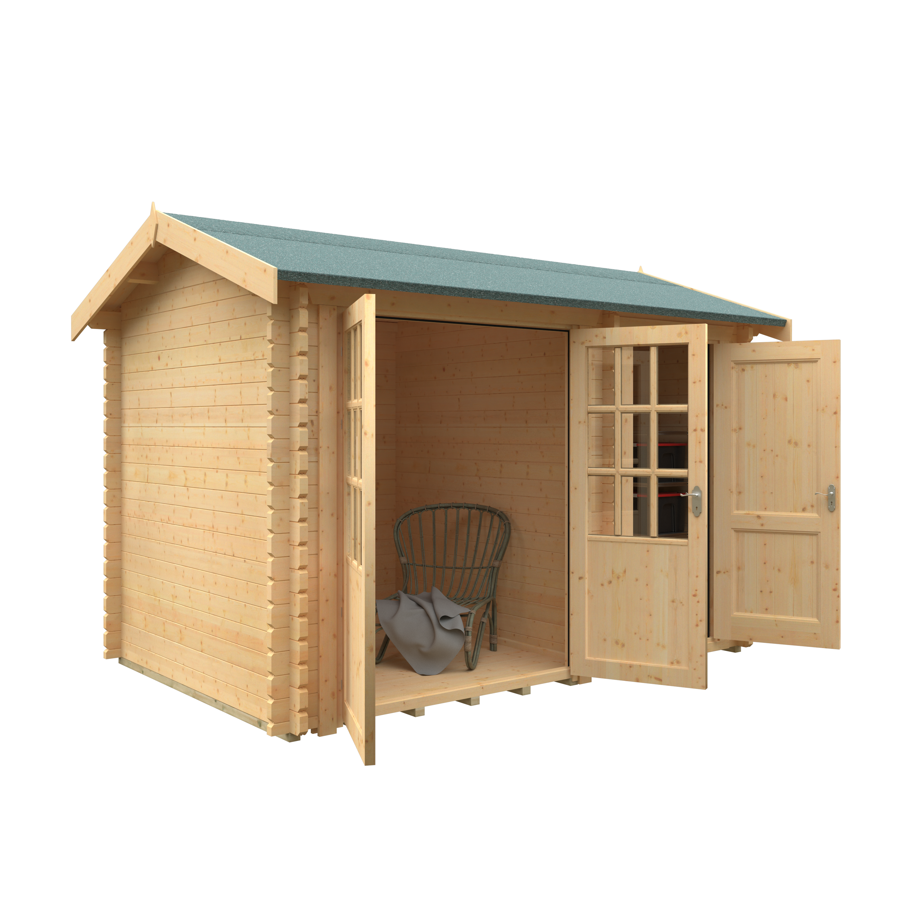 THE CHATSWORTH 44mm Log Cabin