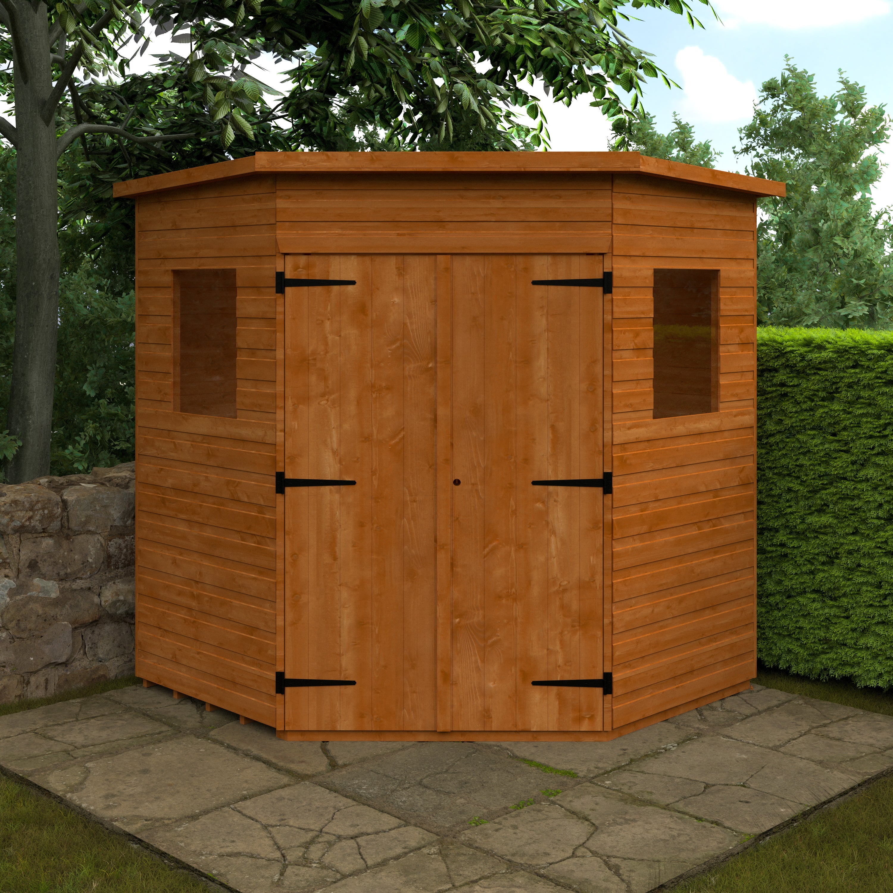 Corner Garden Sheds