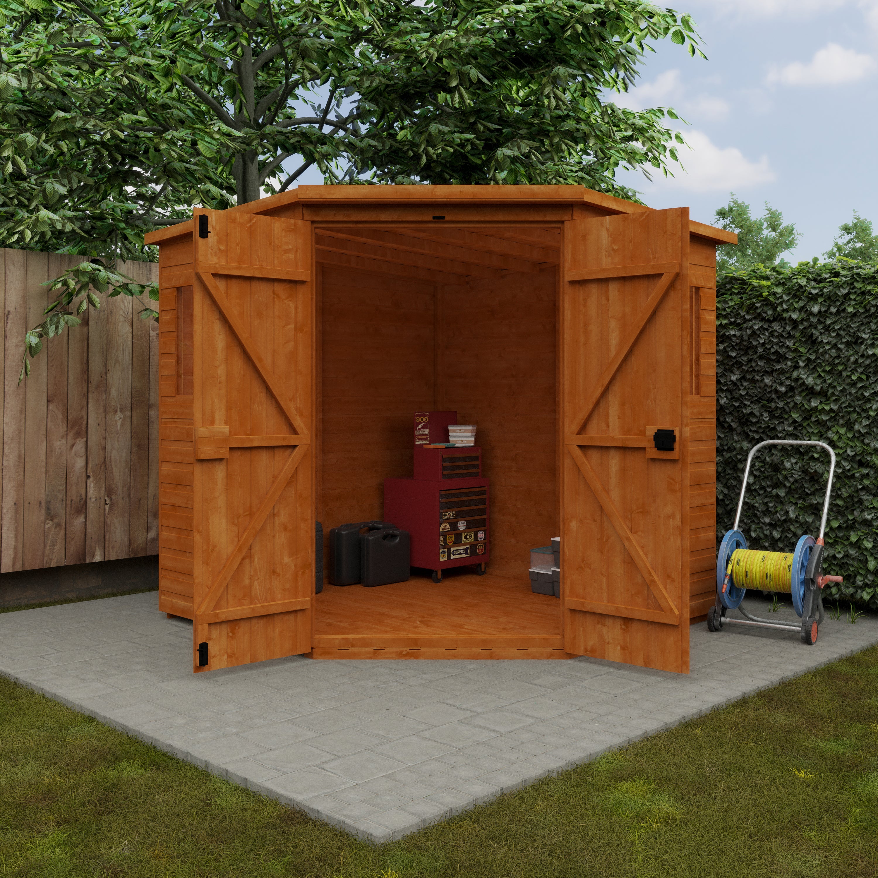 Corner Garden Sheds