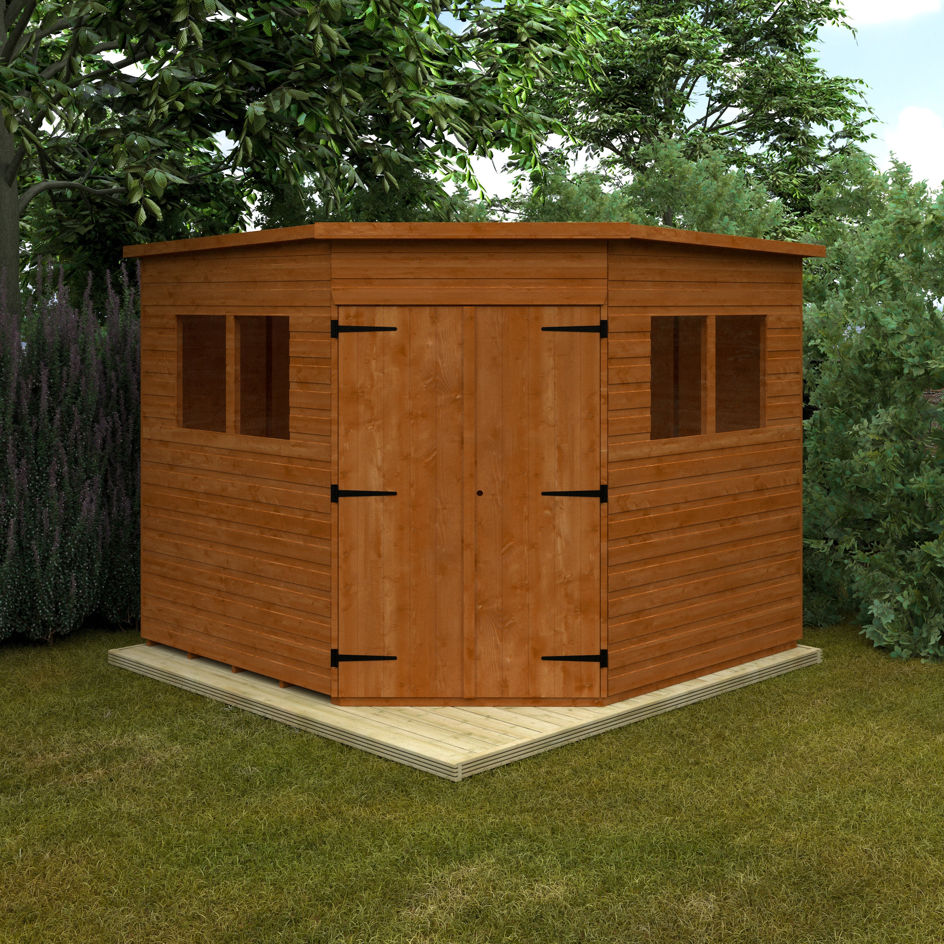 Corner Garden Sheds