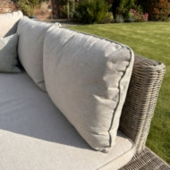 Capri Outdoor Large Corner Set - All-Weather HDPE Wicker with Quick-Dry Cushions