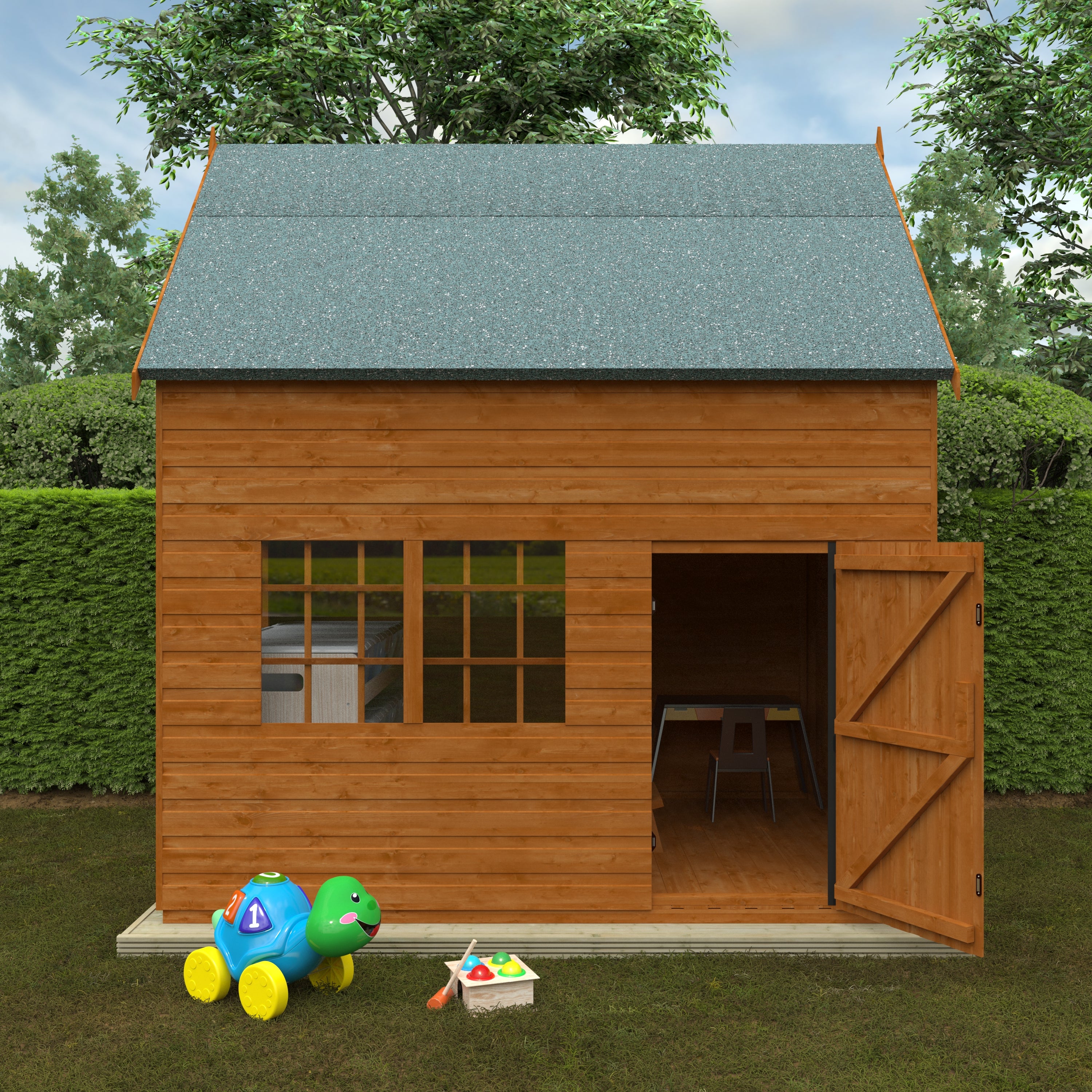Country Cottage Wooden Playhouse