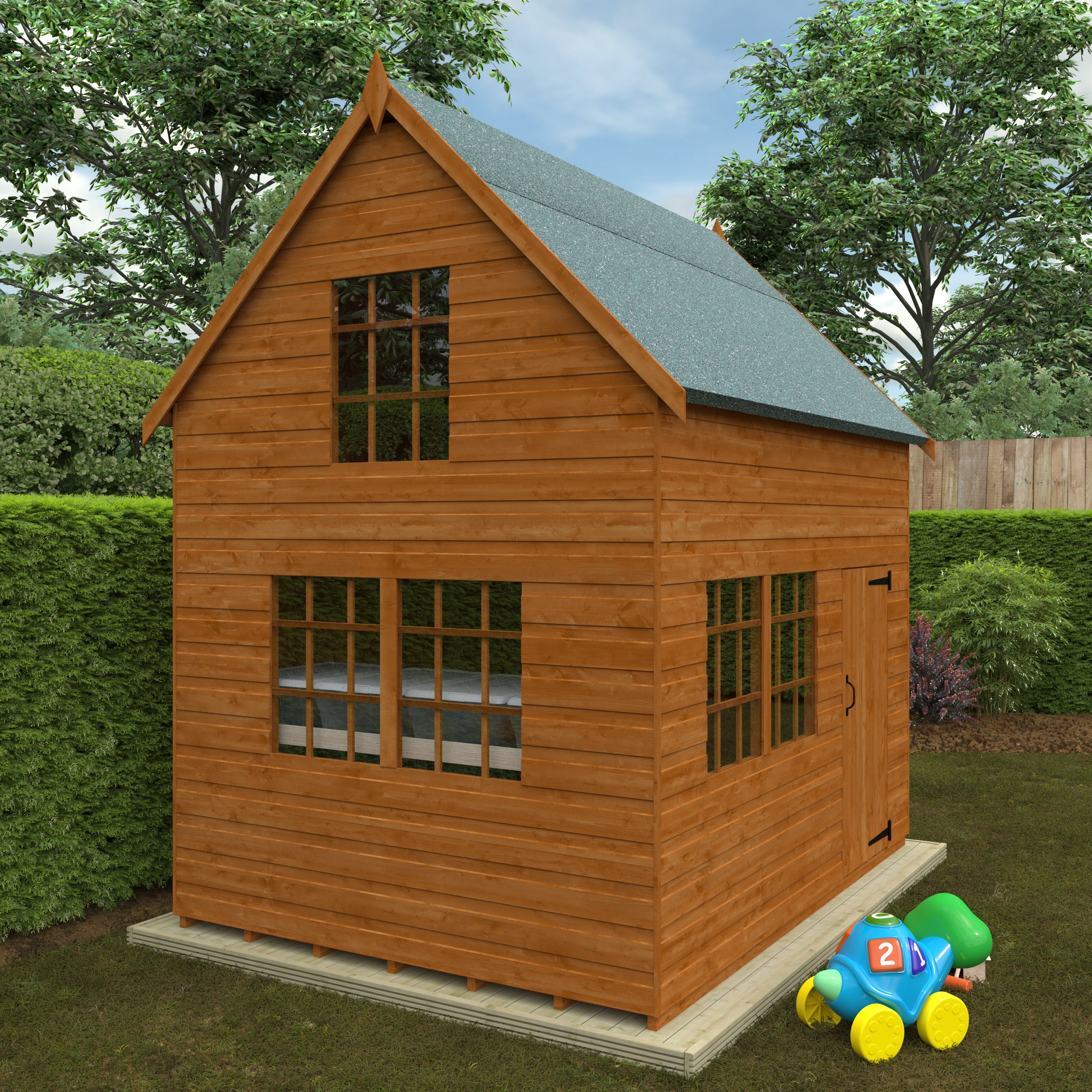 Country Cottage Wooden Playhouse