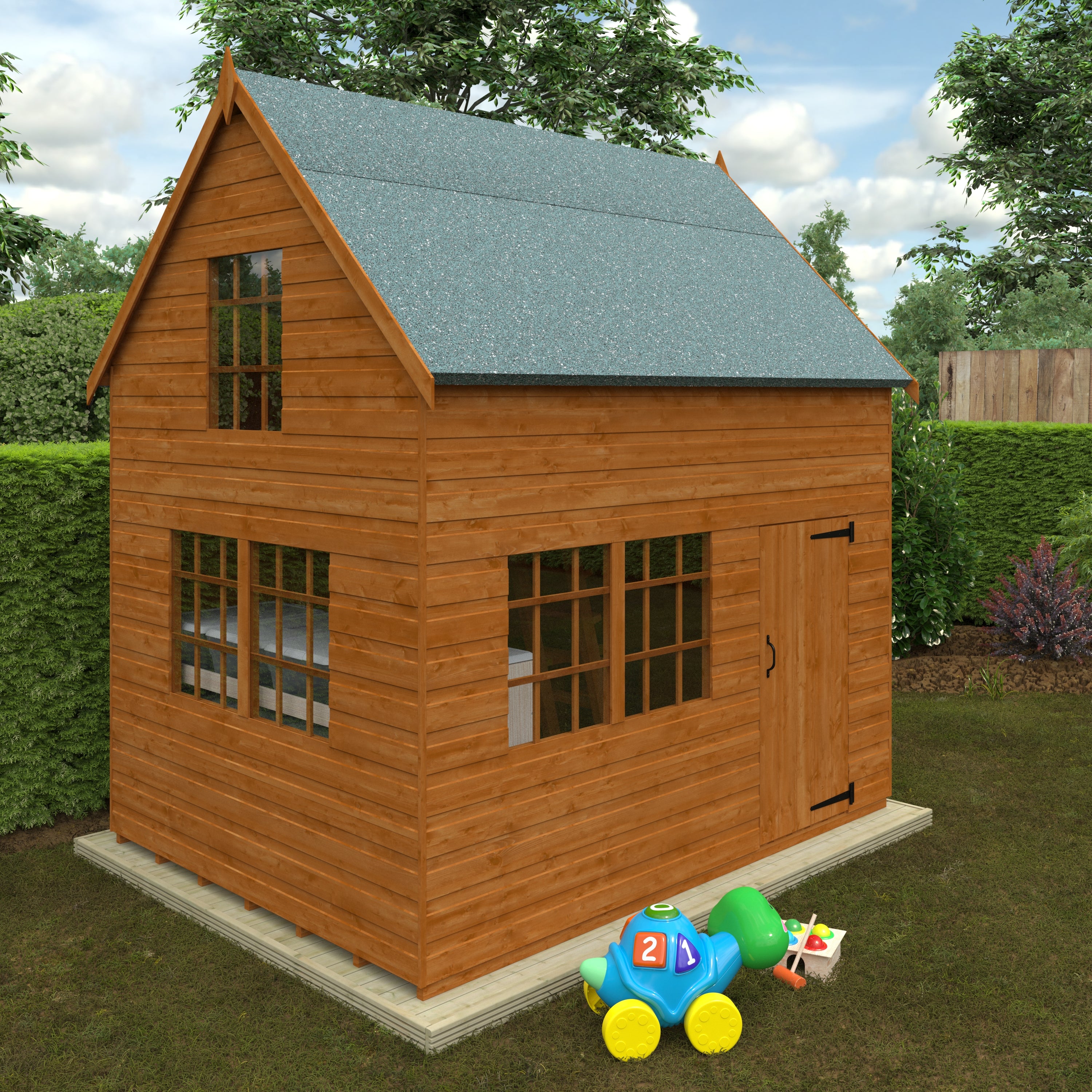 Country Cottage Wooden Playhouse