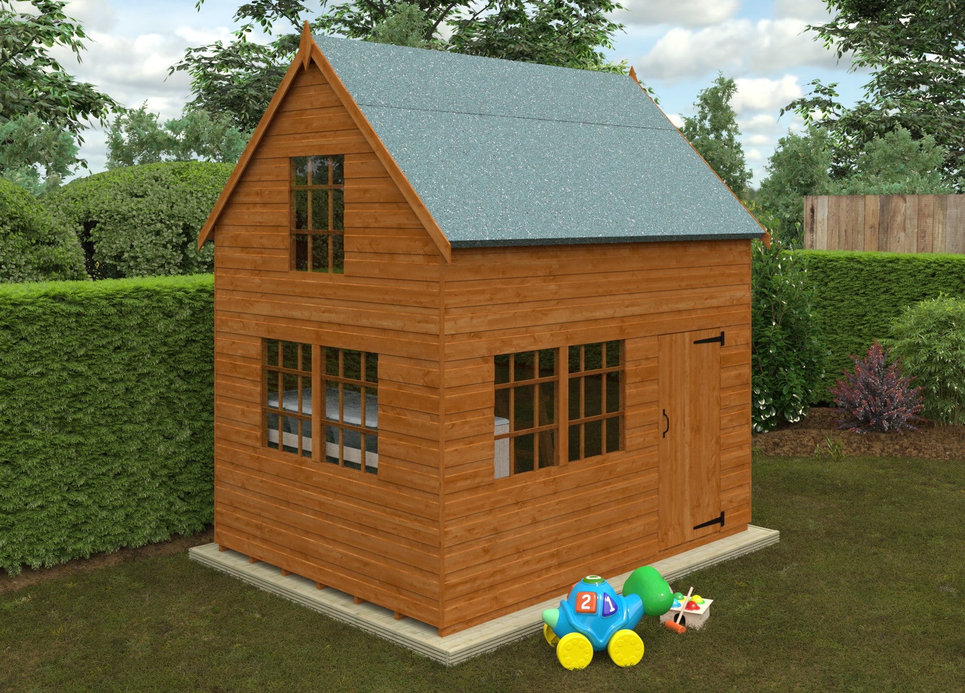 Country Cottage Wooden Playhouse