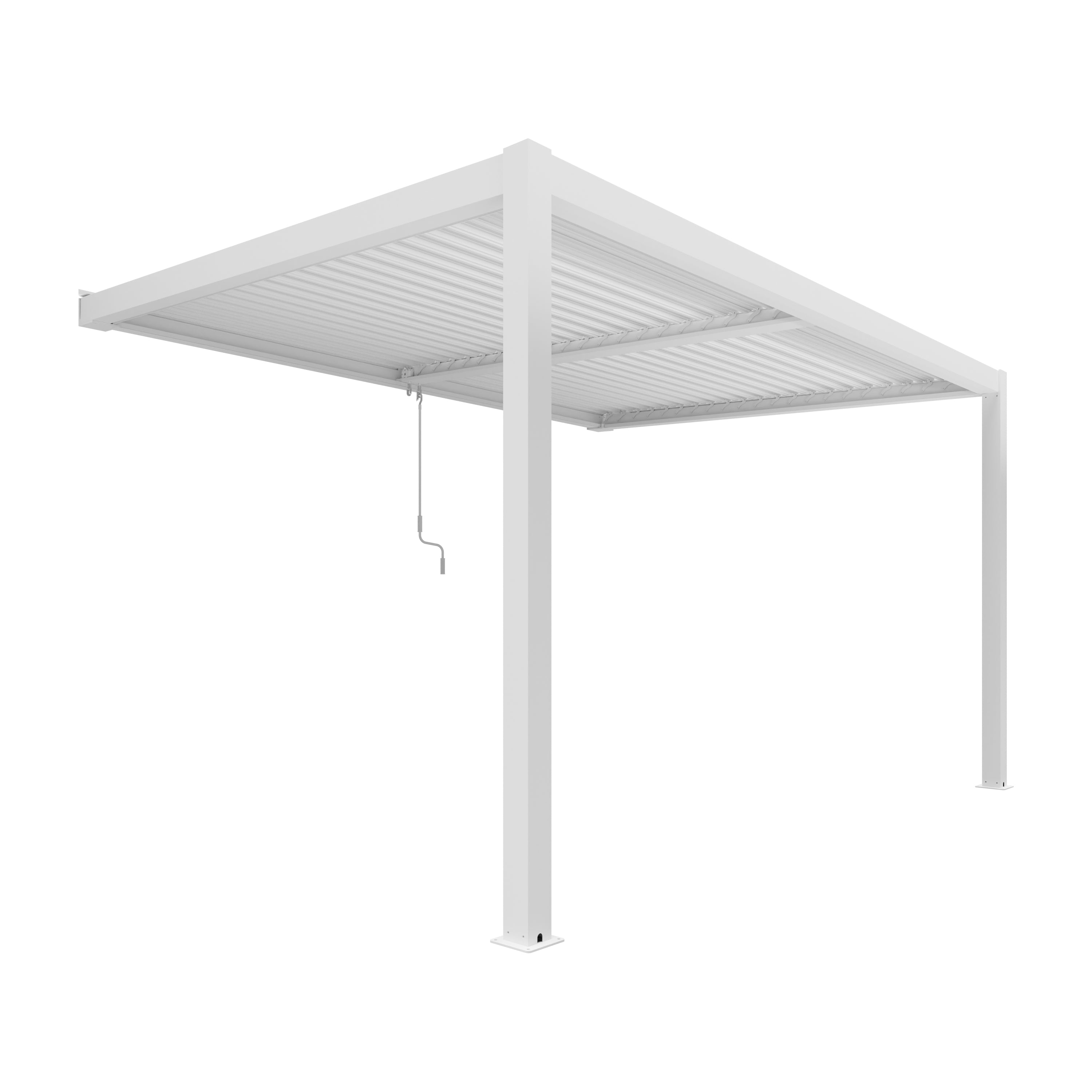 Wall-Mounted Aluminium Pergola