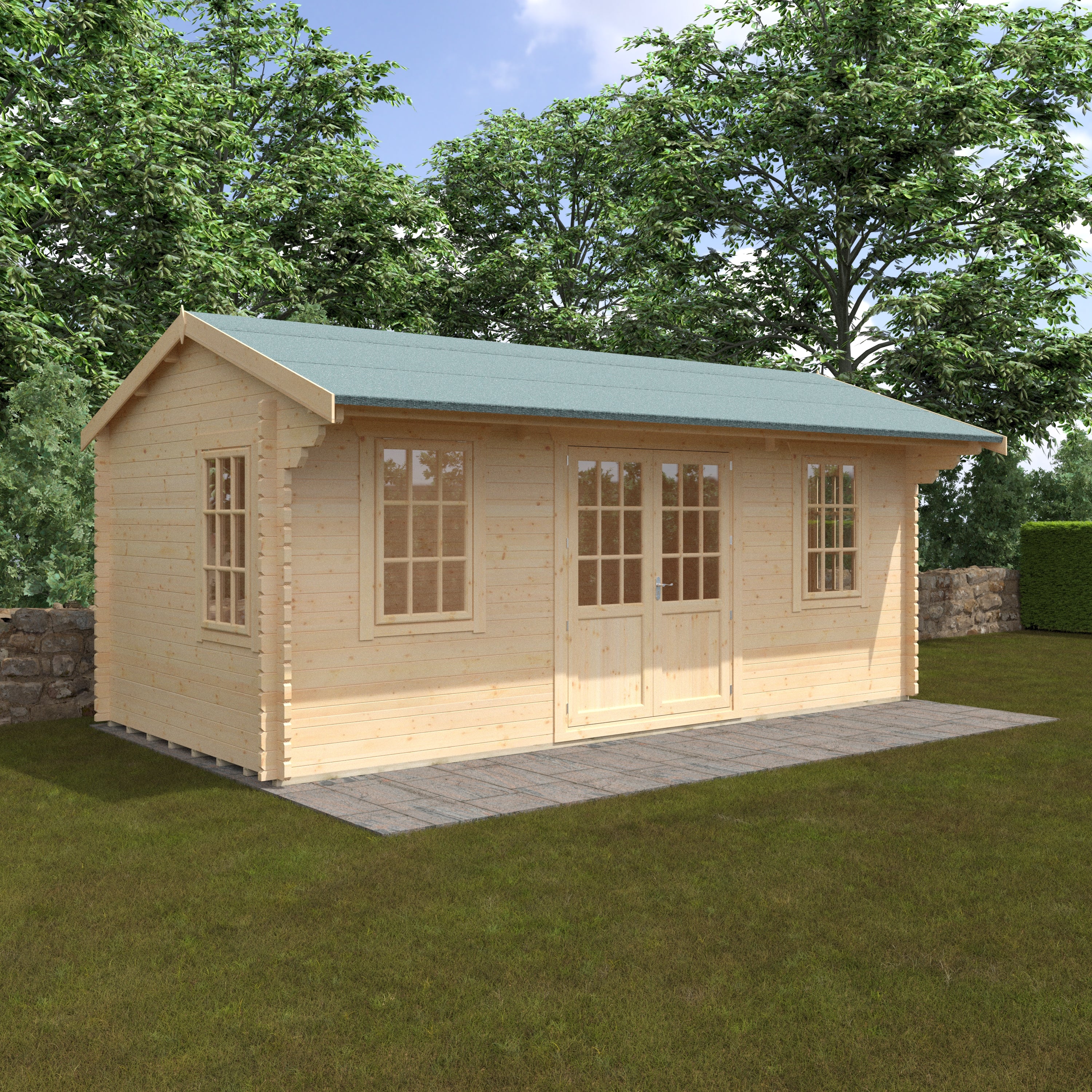 DALTON 44mm Log Cabin