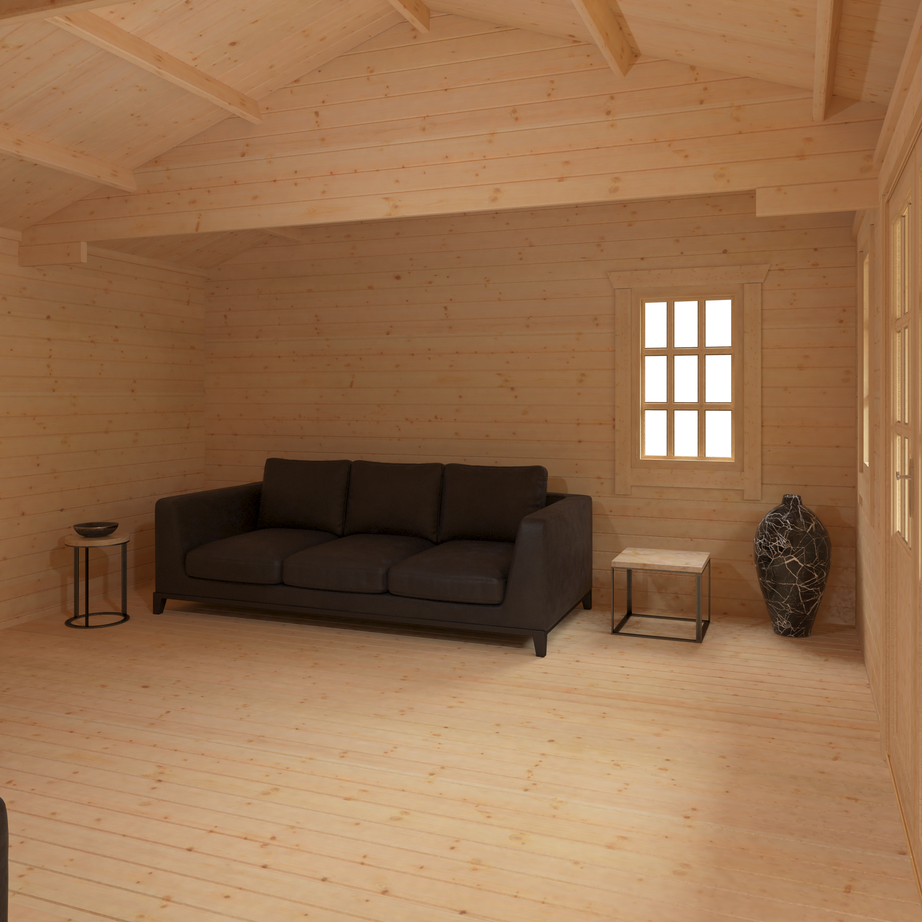 DALTON 44mm Log Cabin