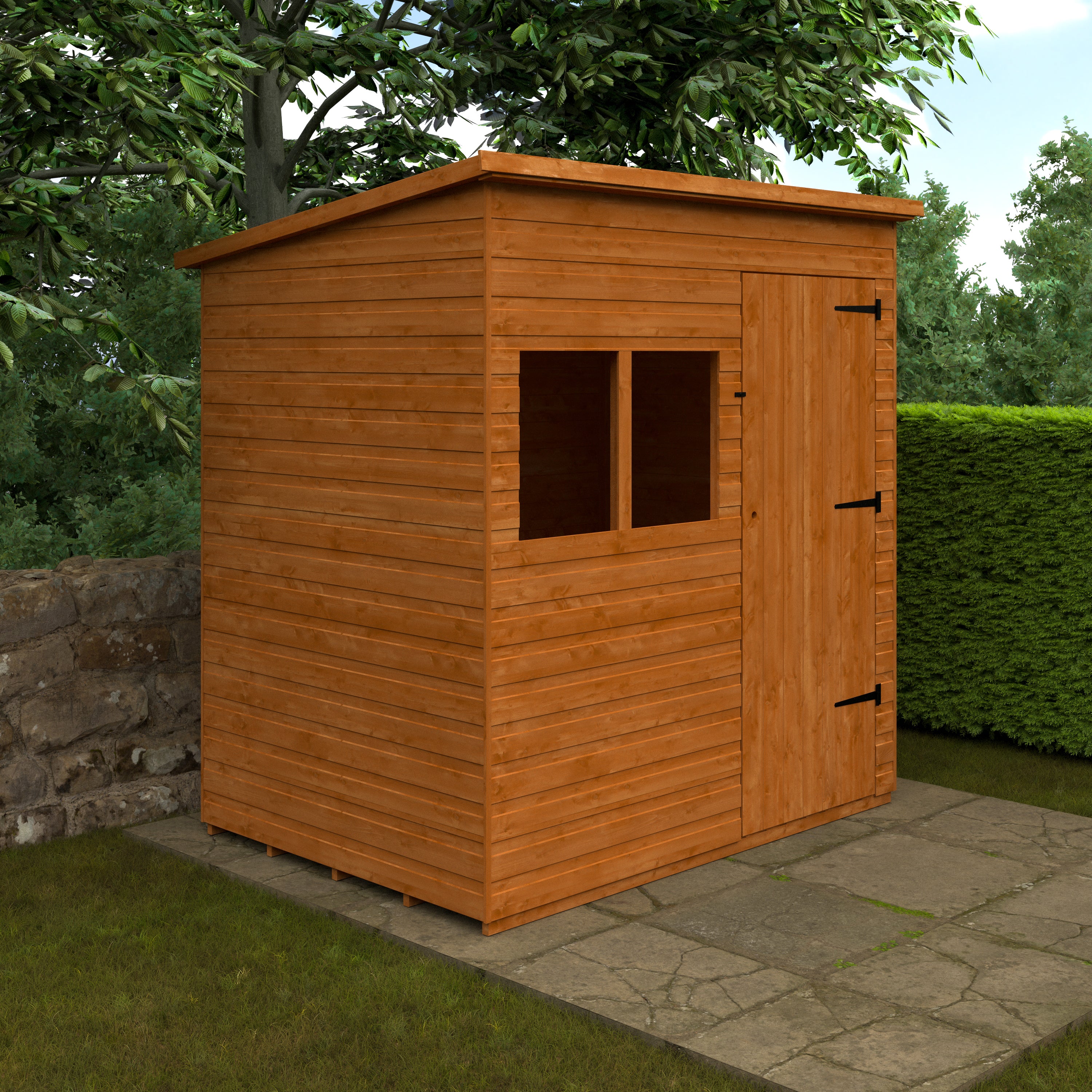 Deluxe Pent Garden Sheds