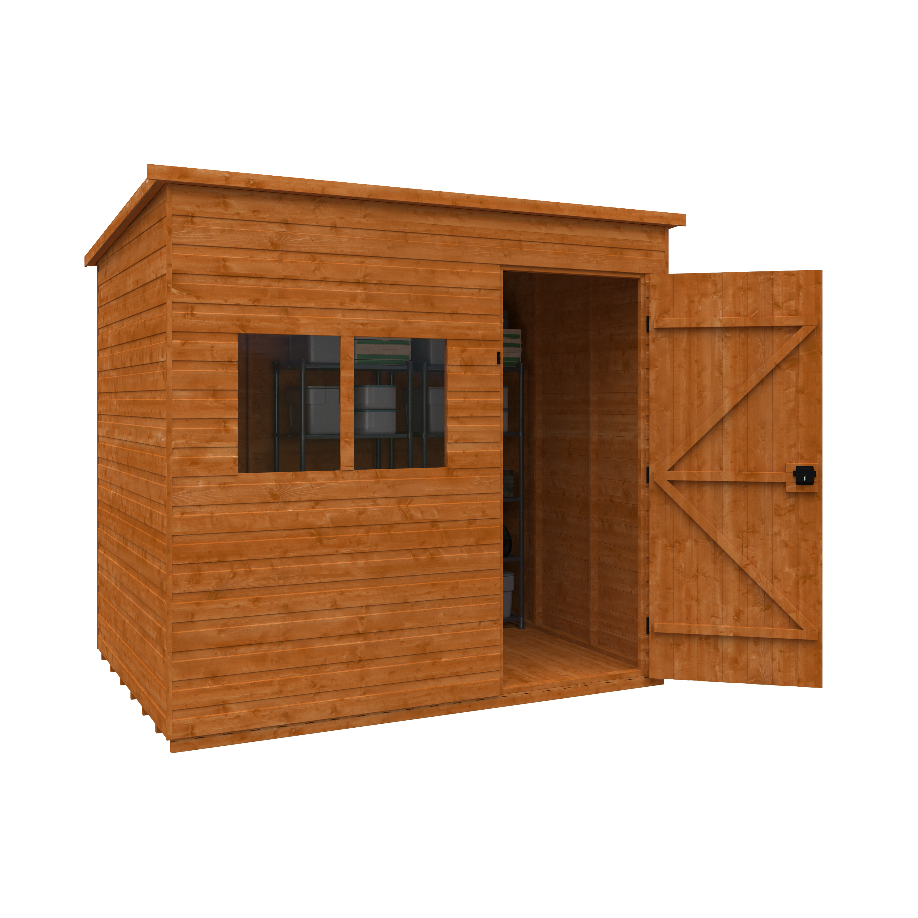 Deluxe Pent Garden Sheds