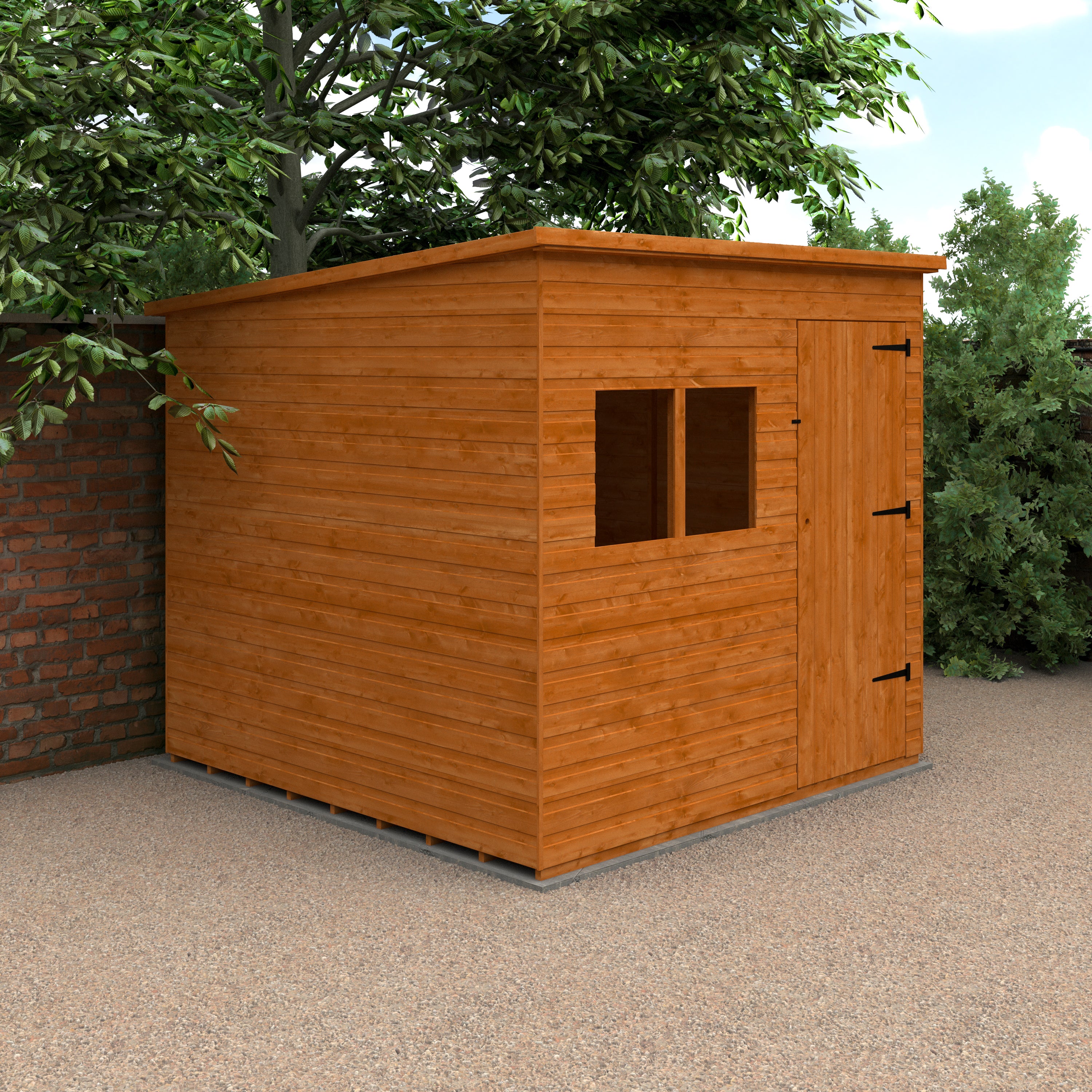 Deluxe Pent Garden Sheds