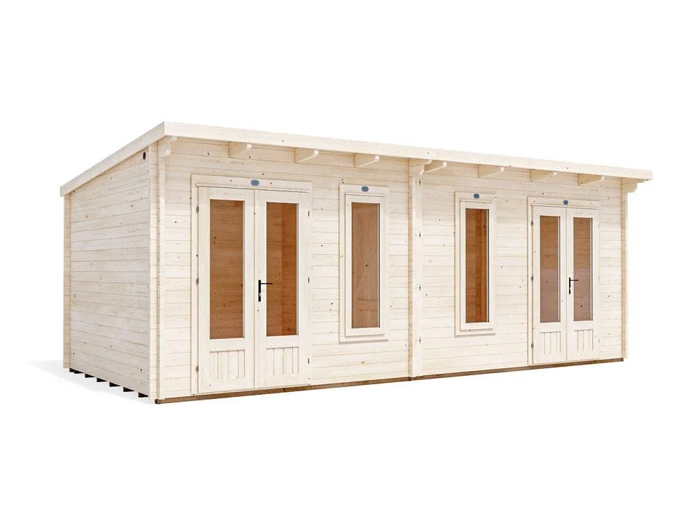 The Mr and Mrs 19mm Log Cabin