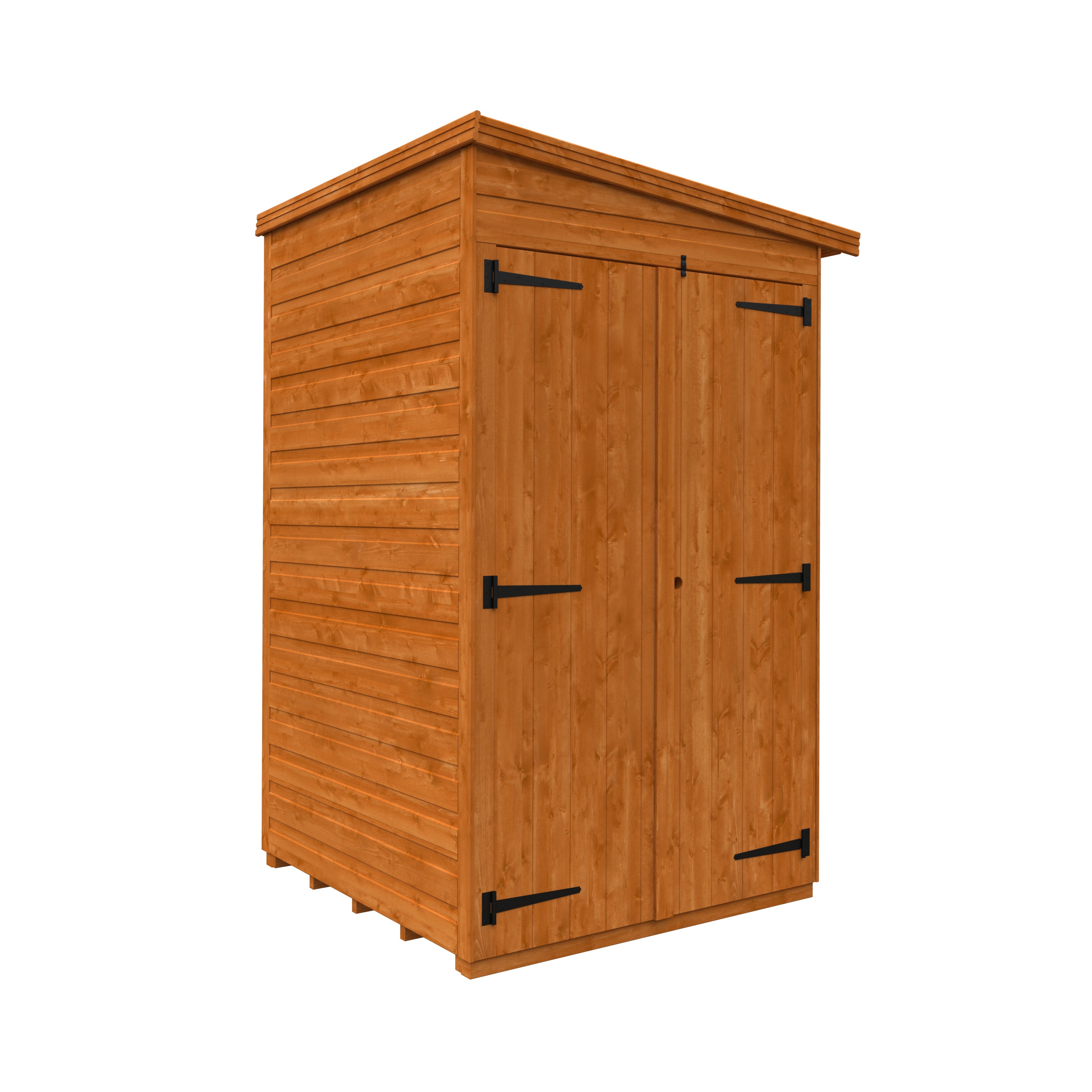 Flexible Pent Windowless Double Door Garden Shed