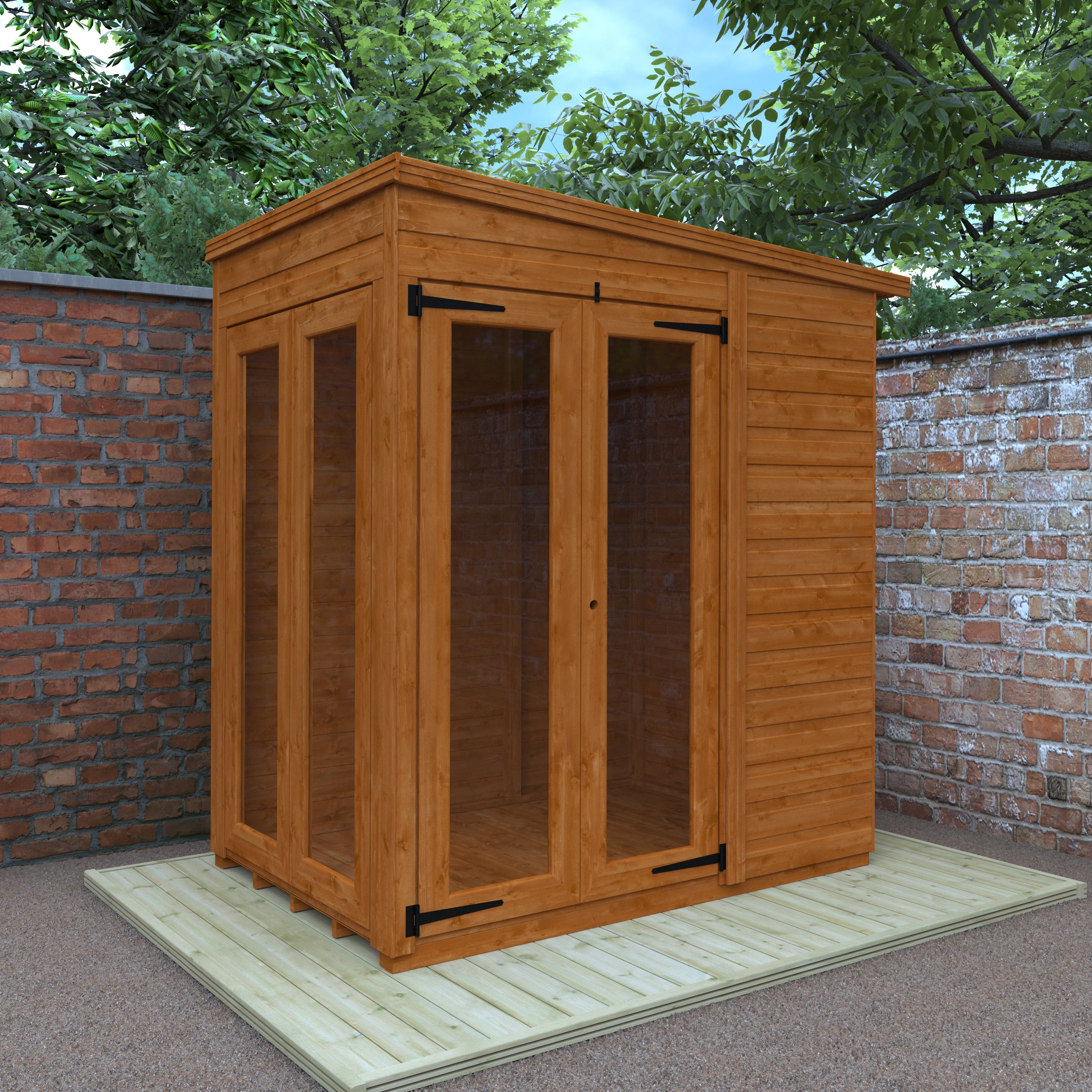 Flex Pent Full Pane Summerhouses