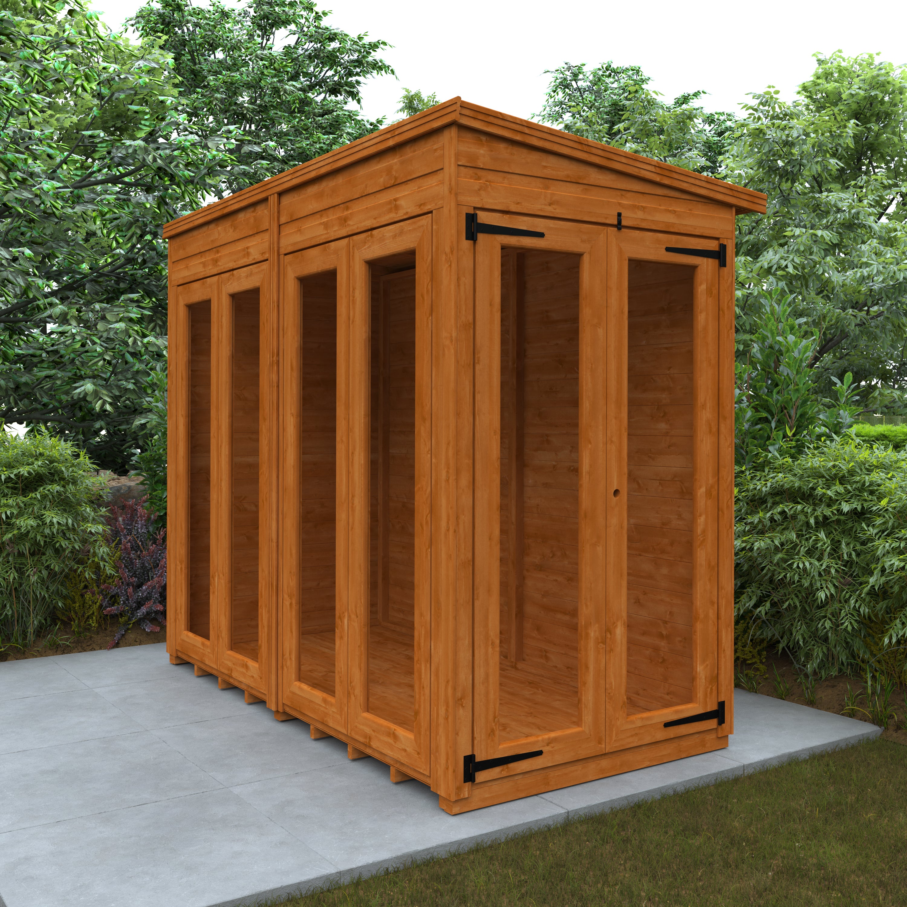 Flex Pent Full Pane Summerhouses
