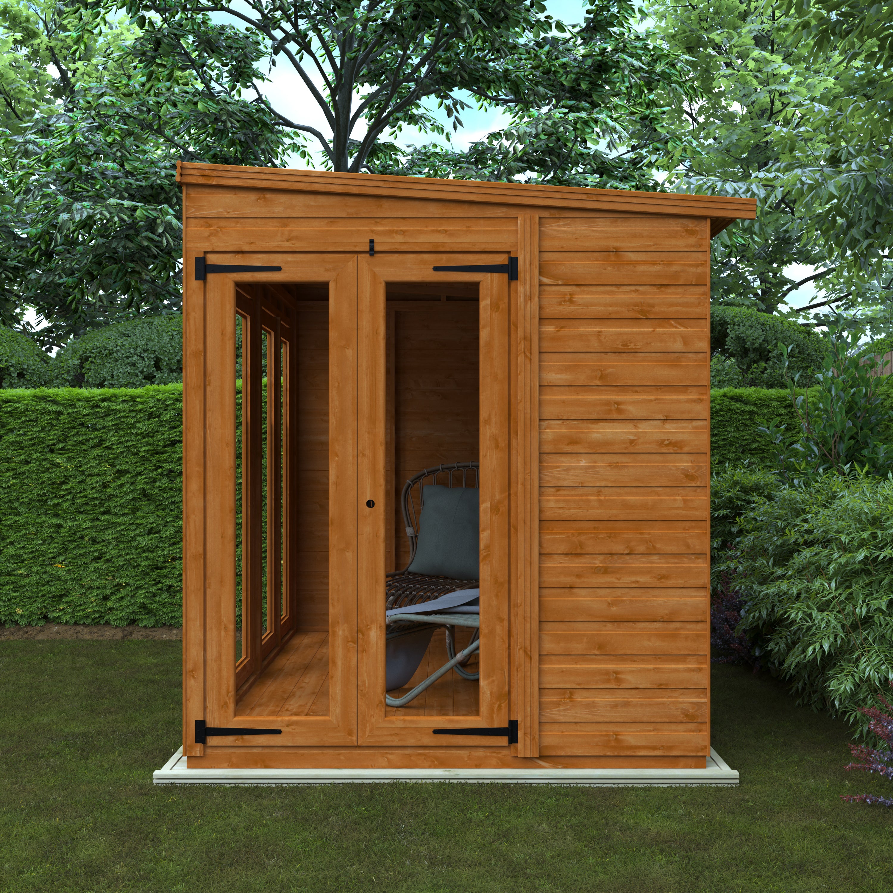 Flex Pent Full Pane Summerhouses