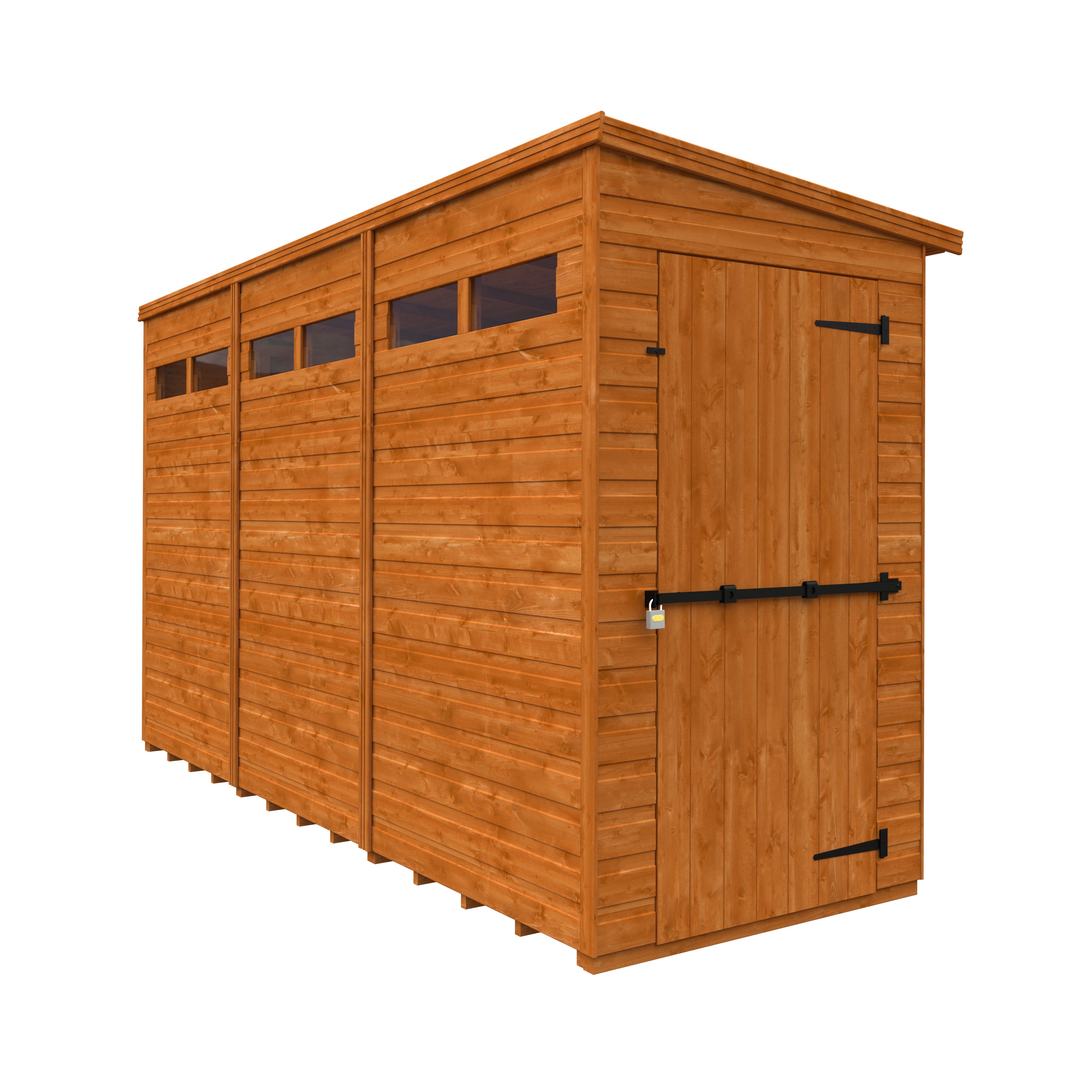 Flex Pent Security Single Door Garden Sheds