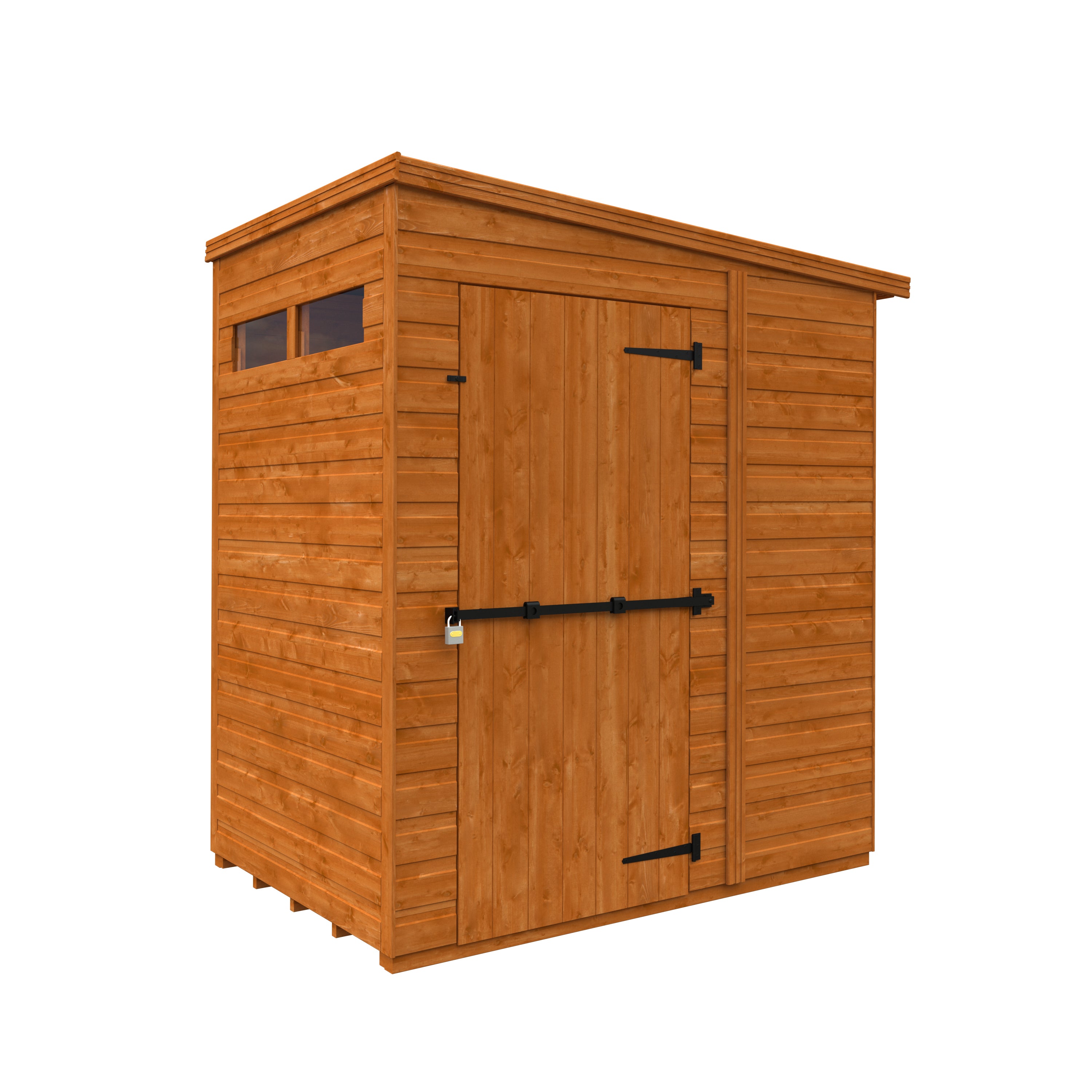 Flex Pent Security Single Door Garden Sheds
