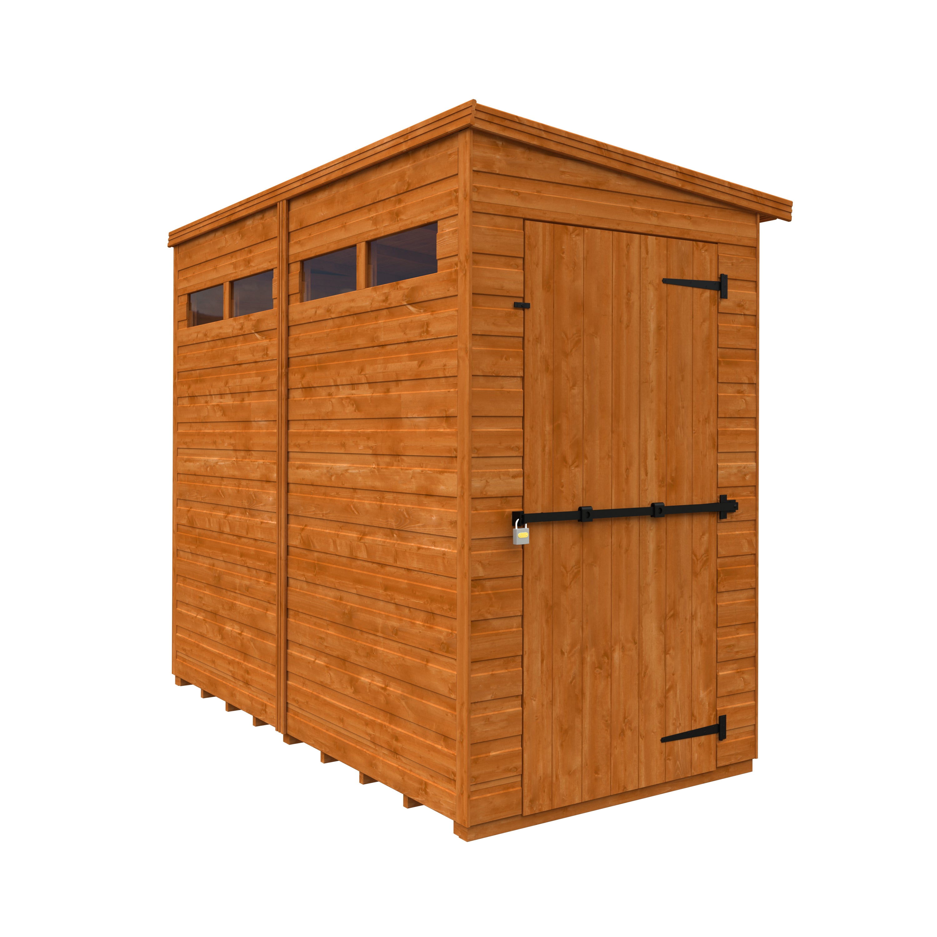 Flex Pent Security Single Door Garden Sheds