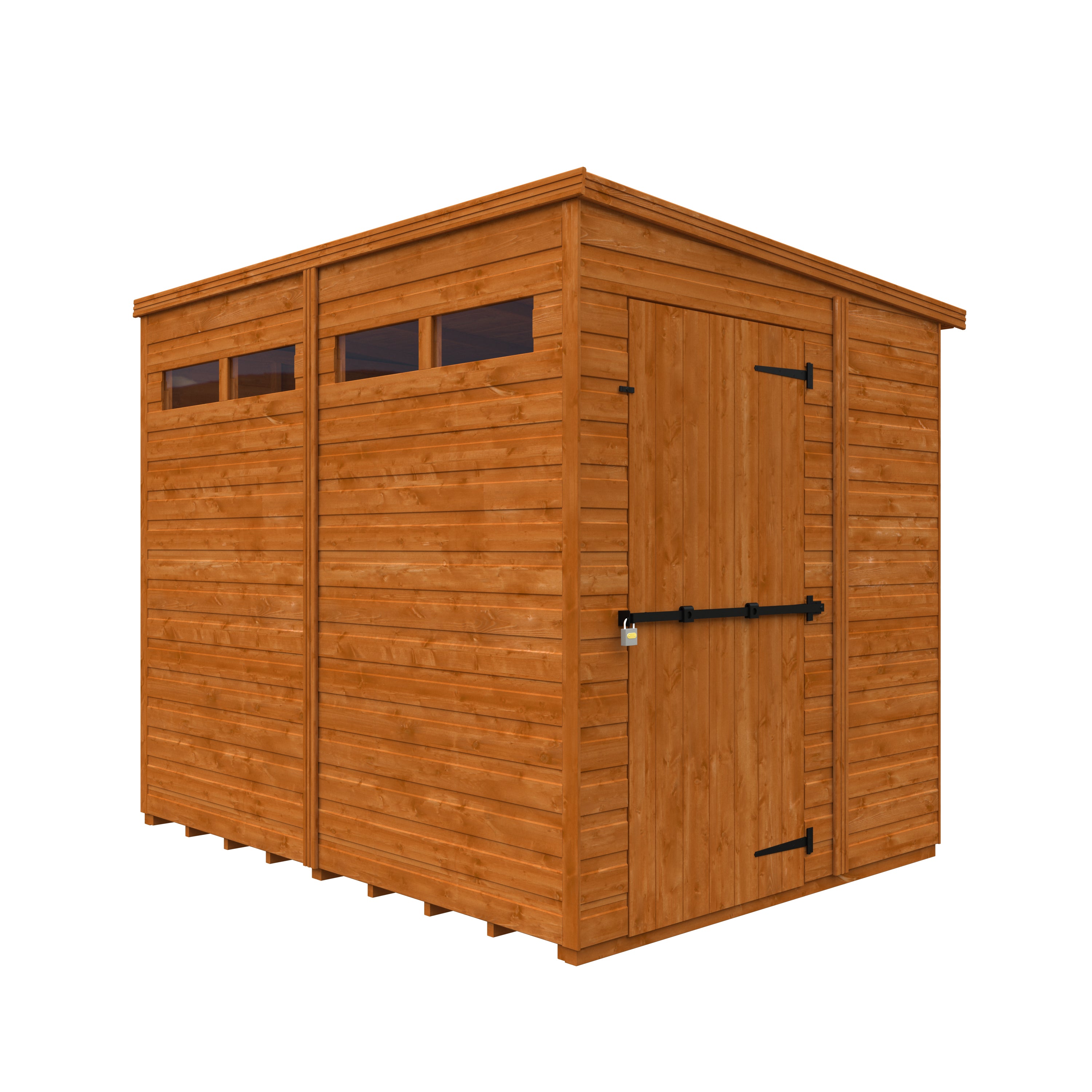 Flex Pent Security Single Door Garden Sheds
