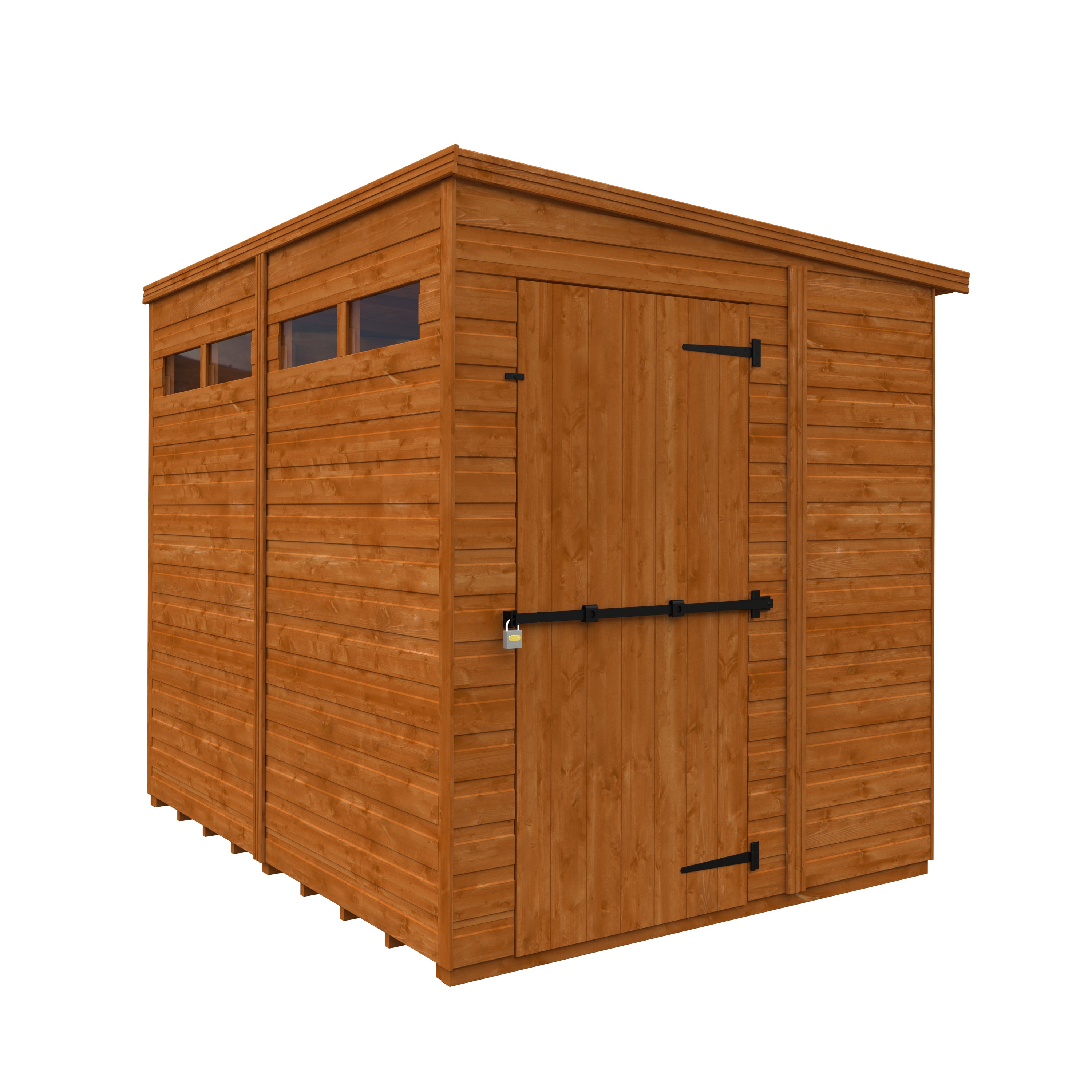 Flex Pent Security Single Door Garden Sheds