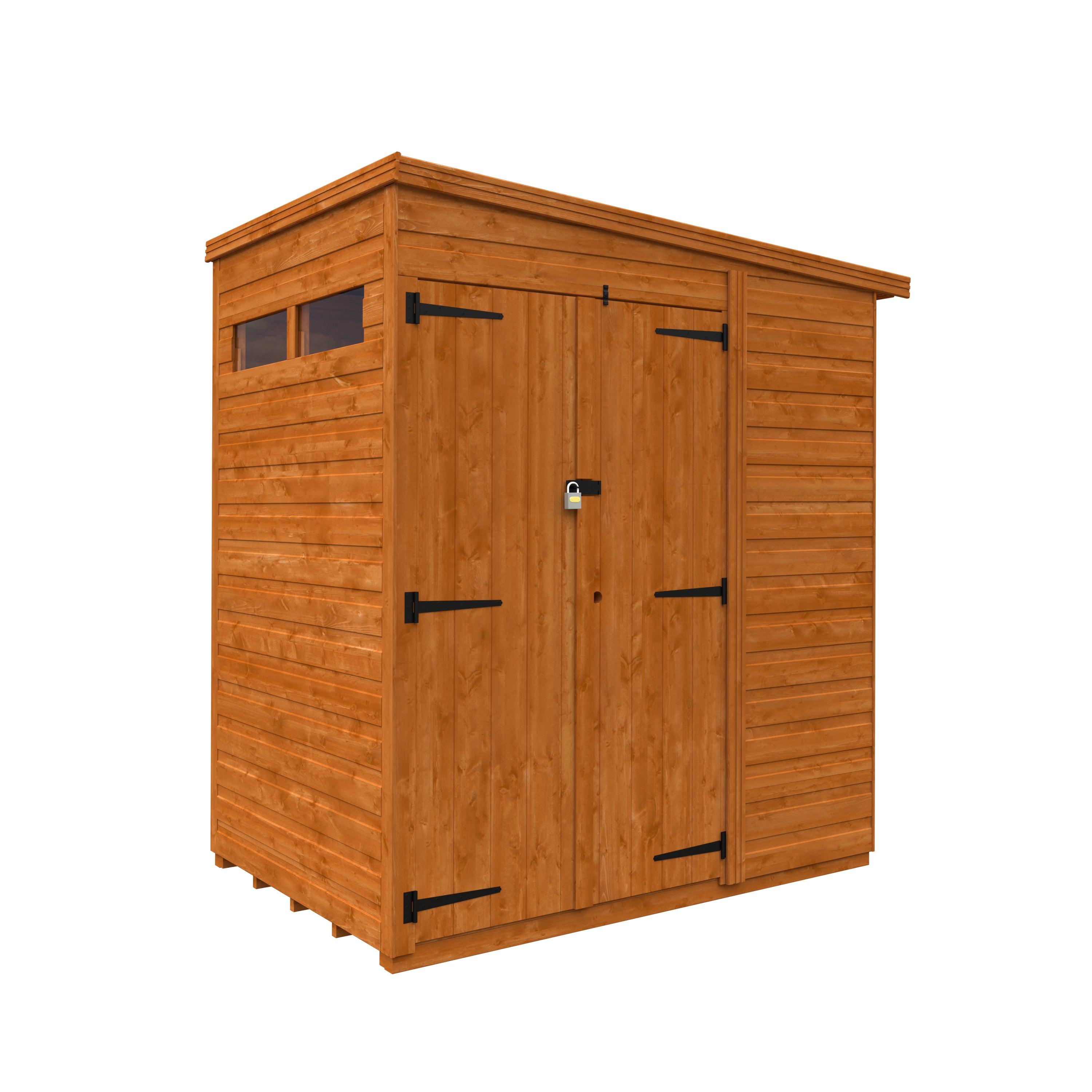 Flex Pent Security Double Door Garden Sheds