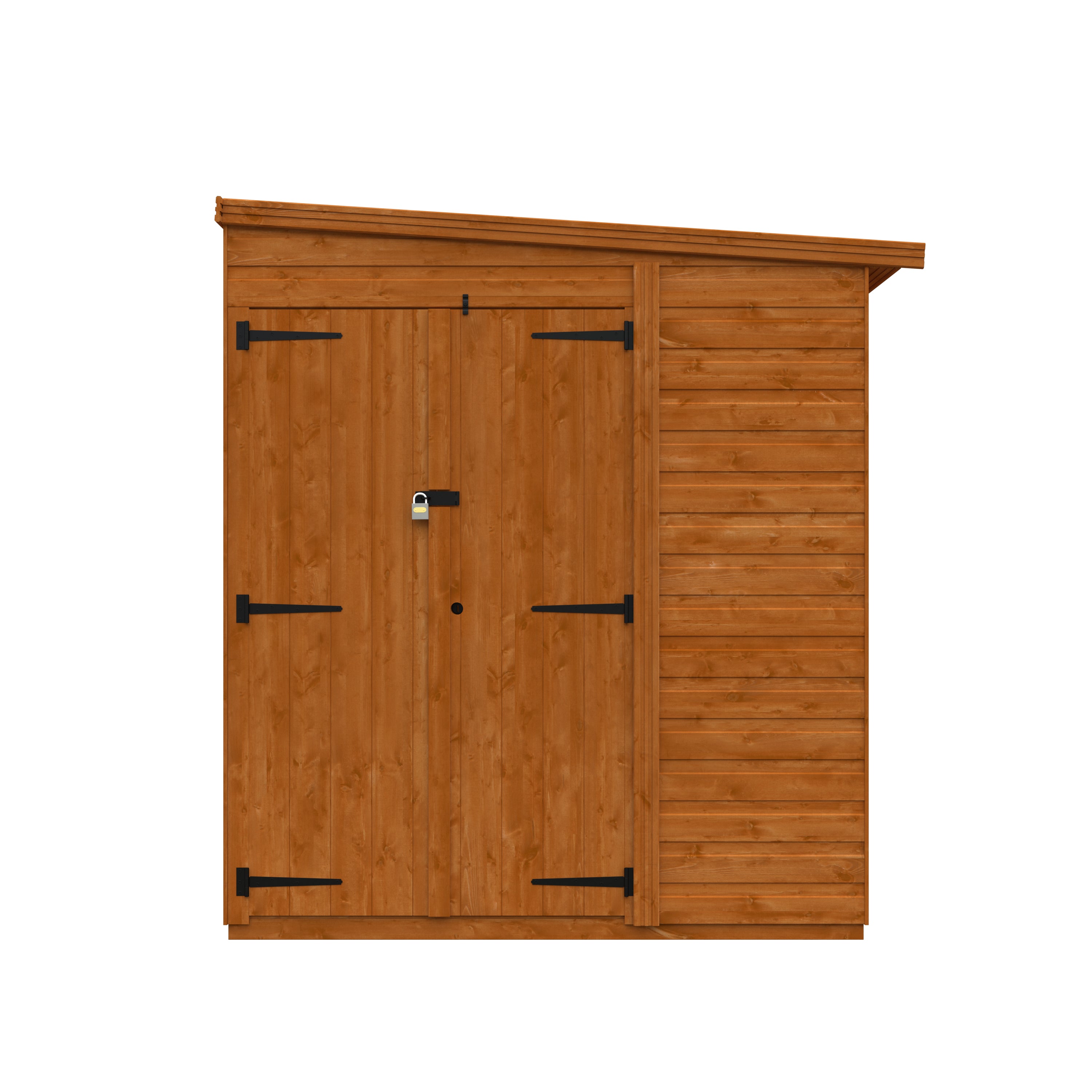 Flex Pent Security Double Door Garden Sheds