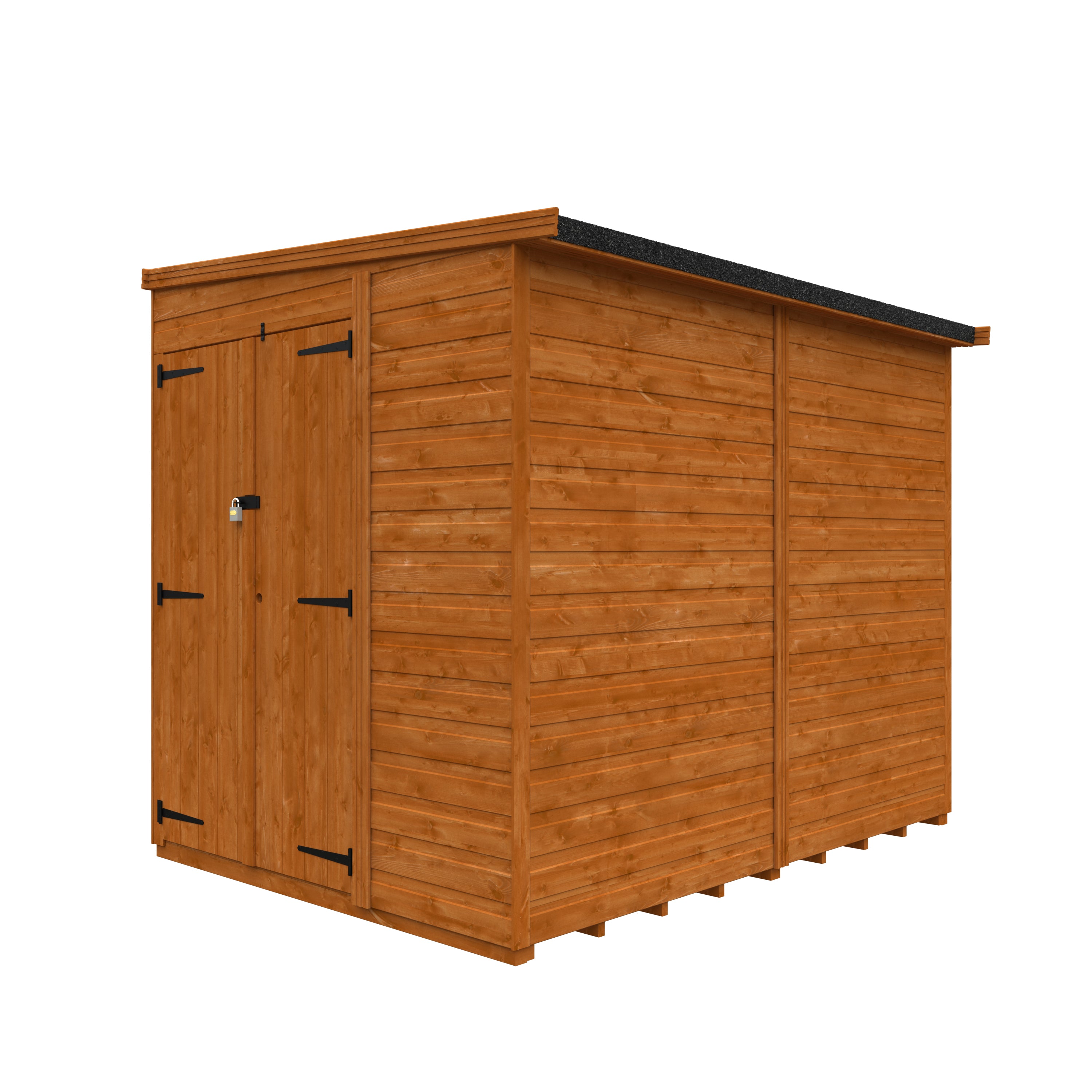 Flex Pent Security Double Door Garden Sheds