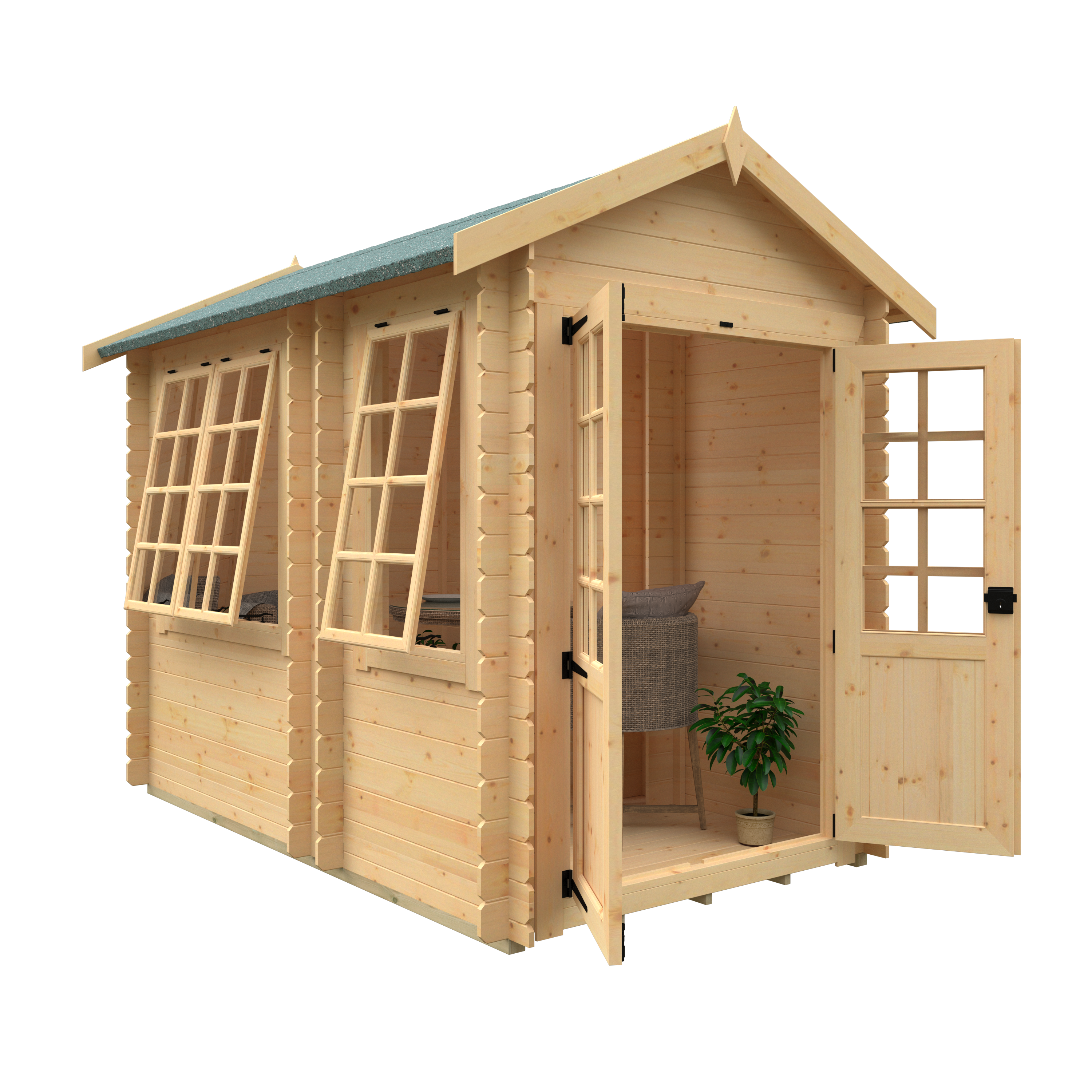 GEORGIA 19mm Log Cabin