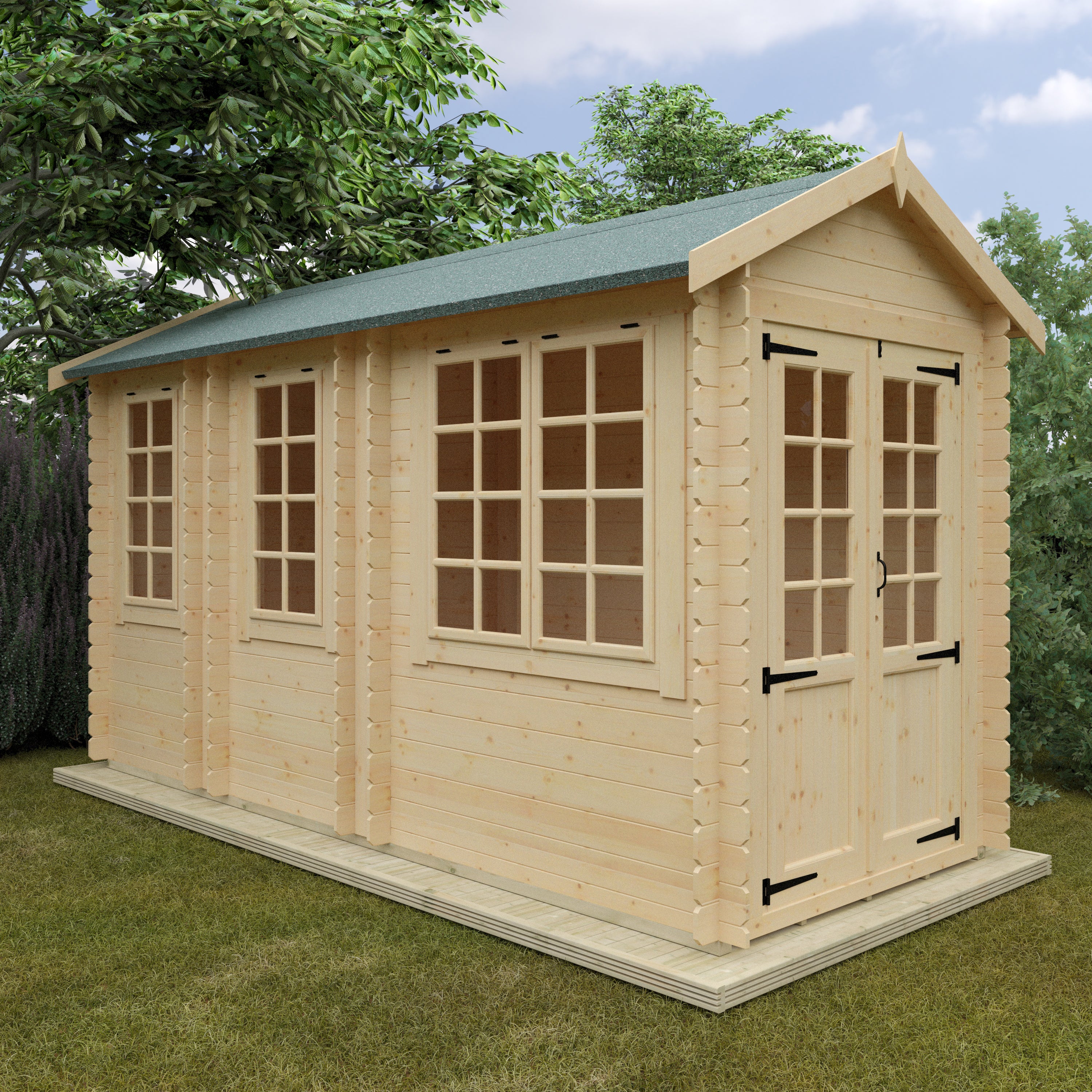 GEORGIA 19mm Log Cabin