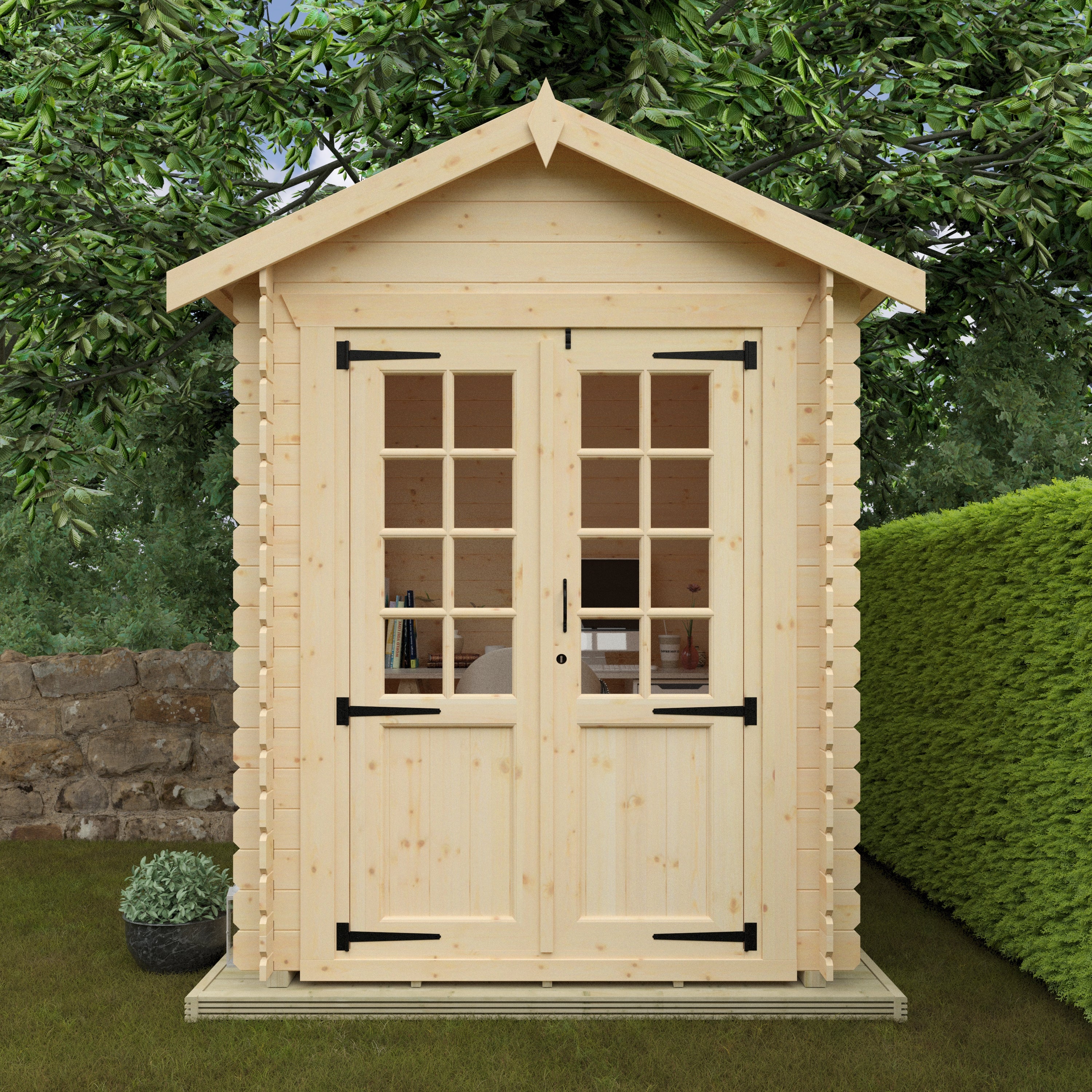 GEORGIA 19mm Log Cabin