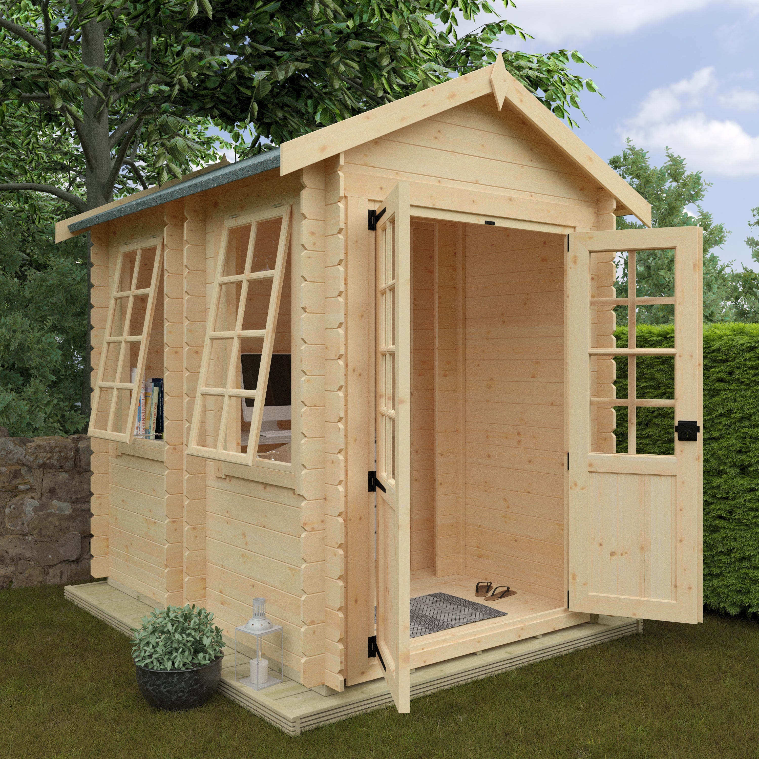 GEORGIA 19mm Log Cabin