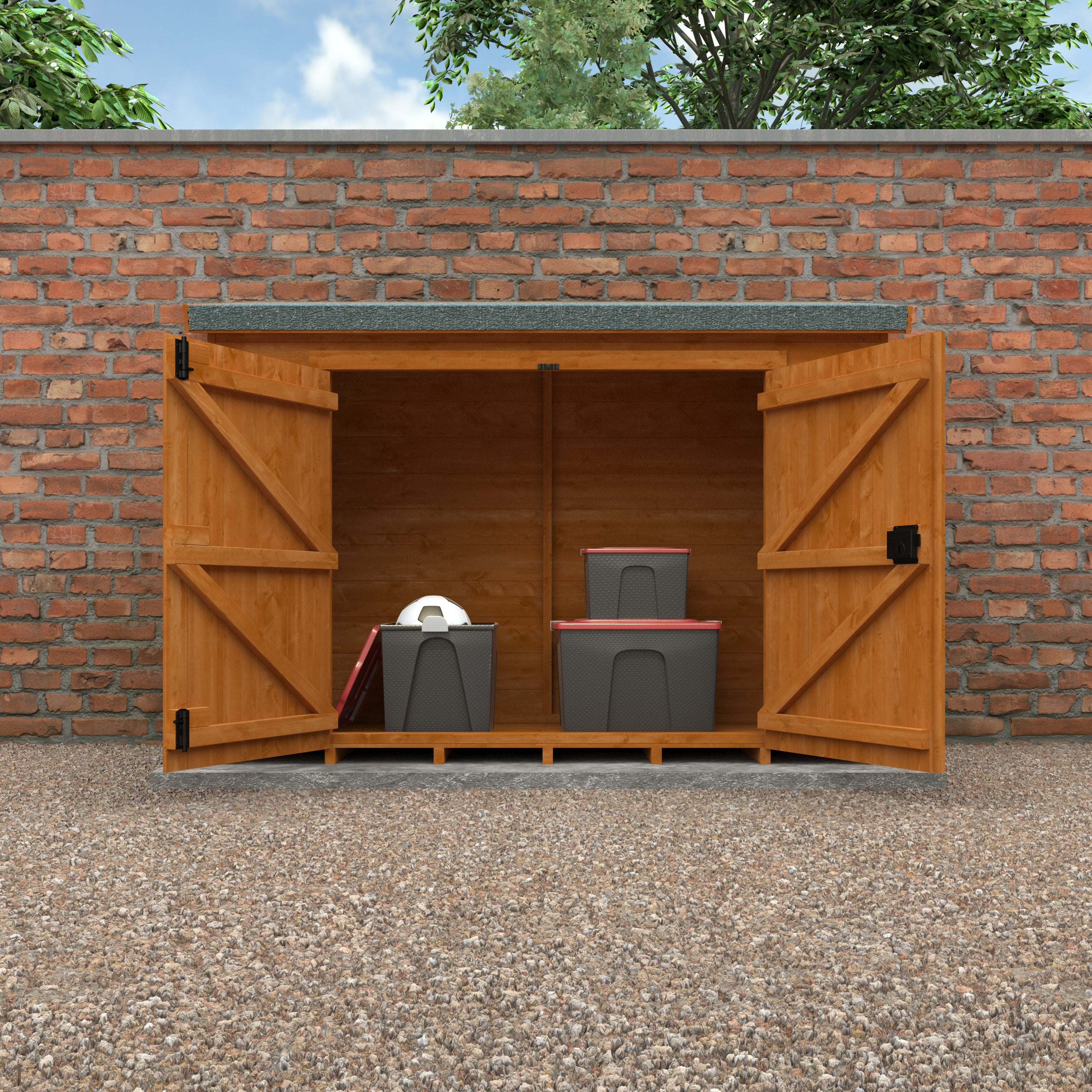 Glorybox 6x2'3 Shiplap Garden Storage Unit