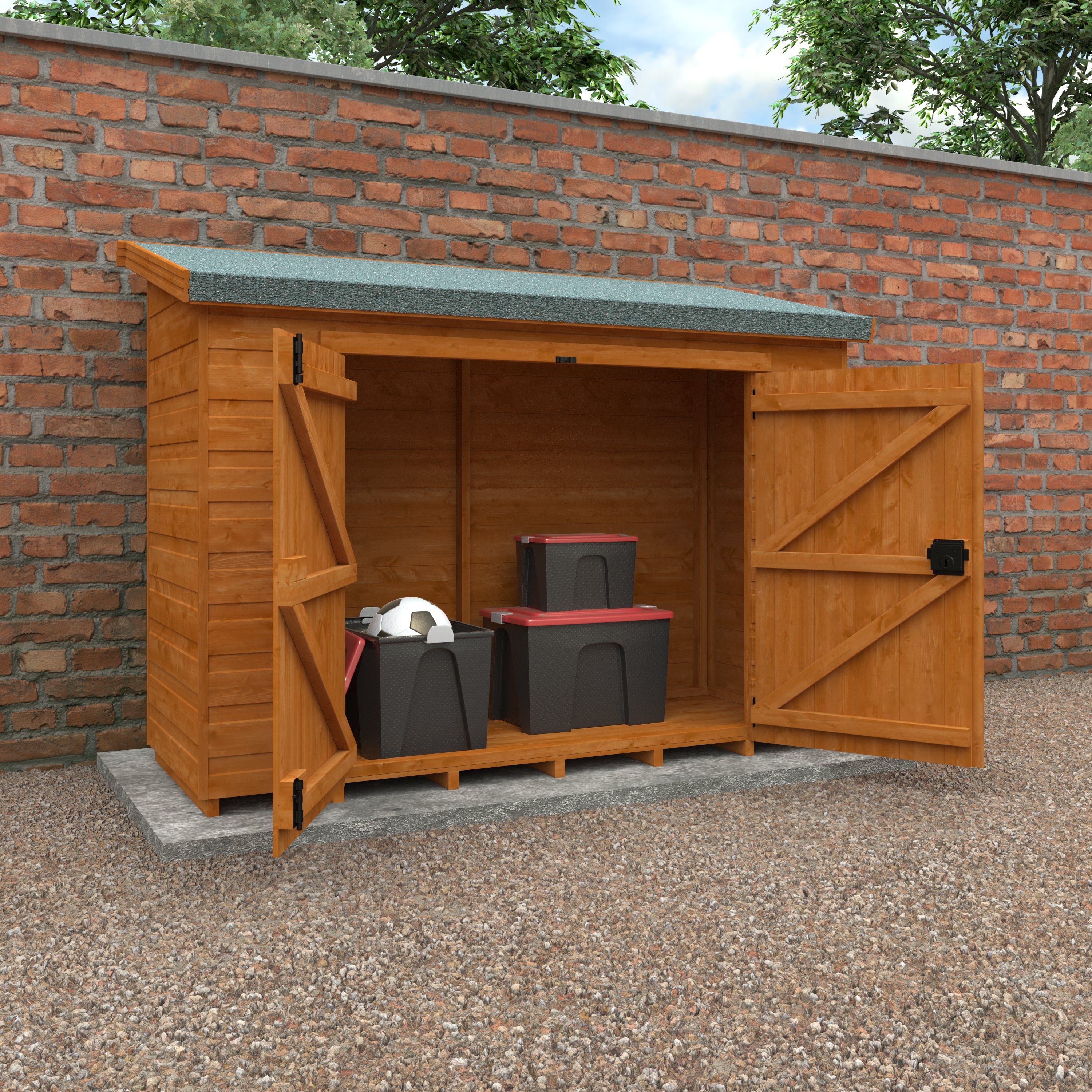 Glorybox 6x2'3 Shiplap Garden Storage Unit