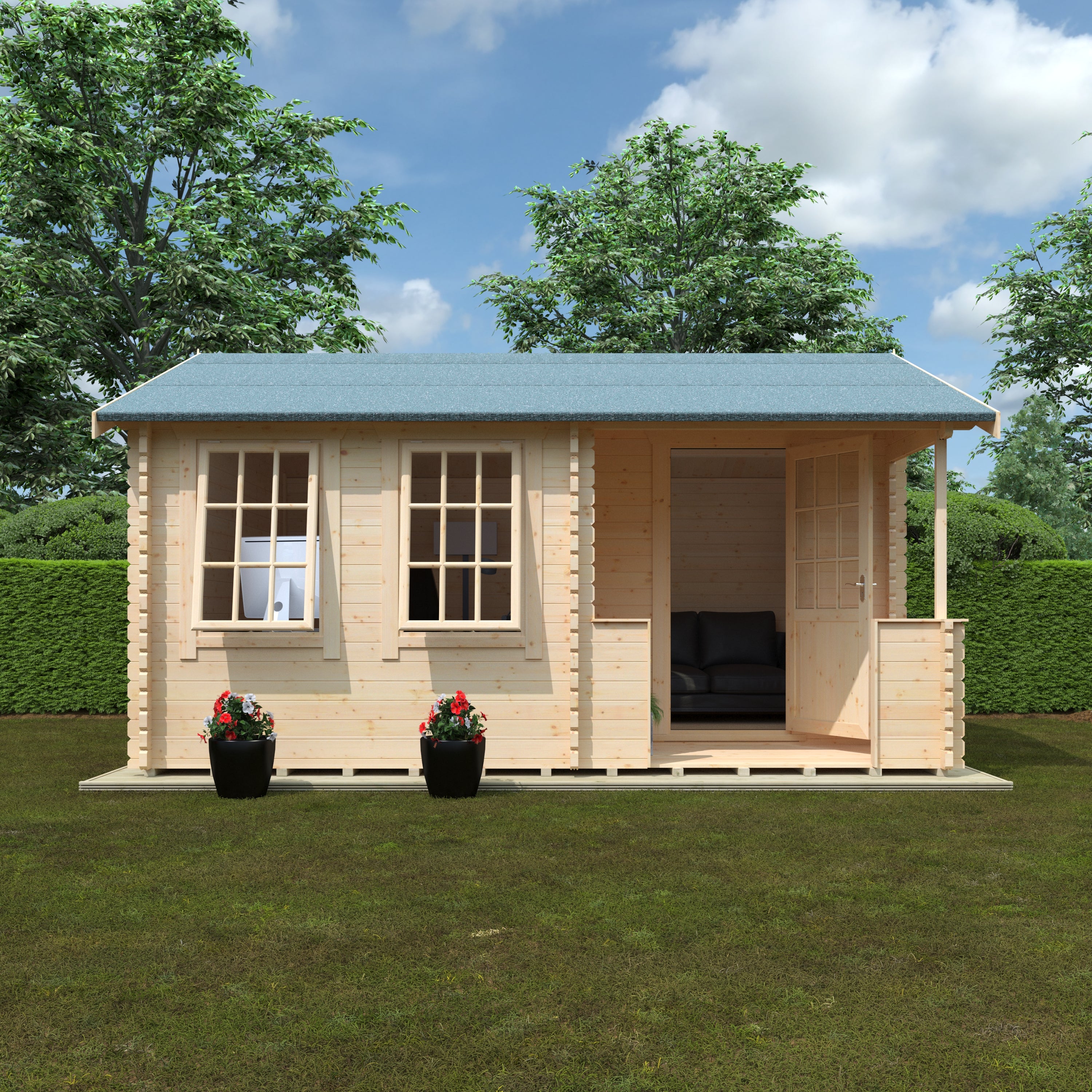 The GYLES 44mm Log Cabins