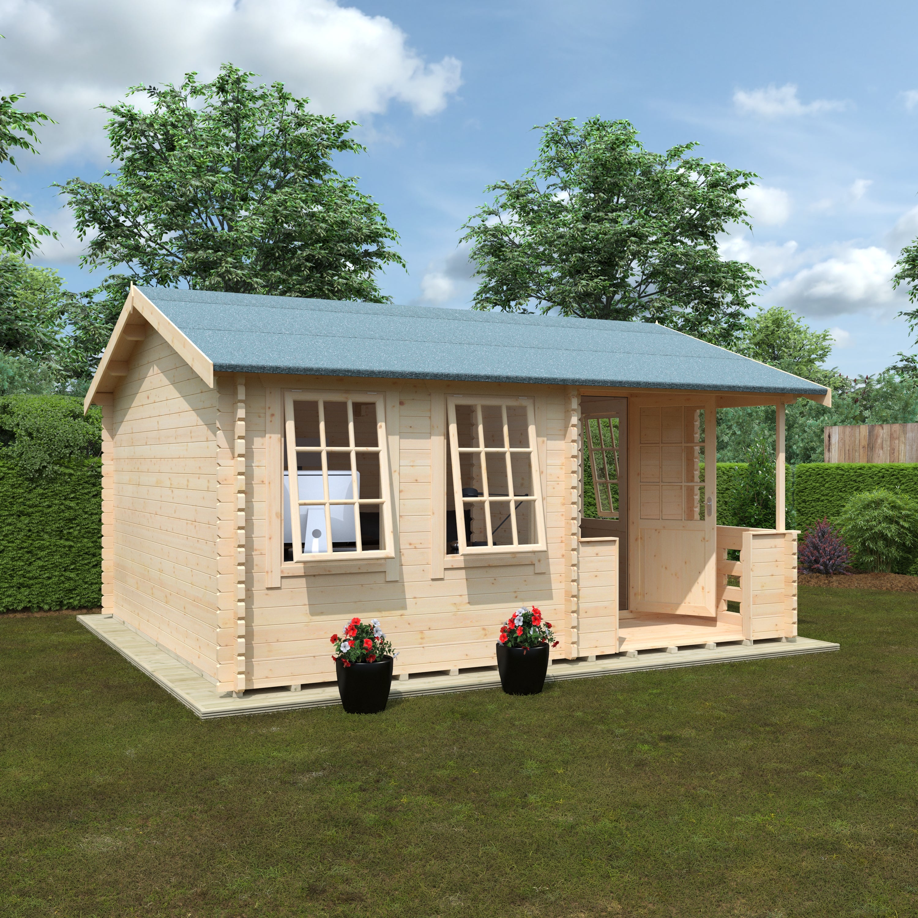 The GYLES 44mm Log Cabins