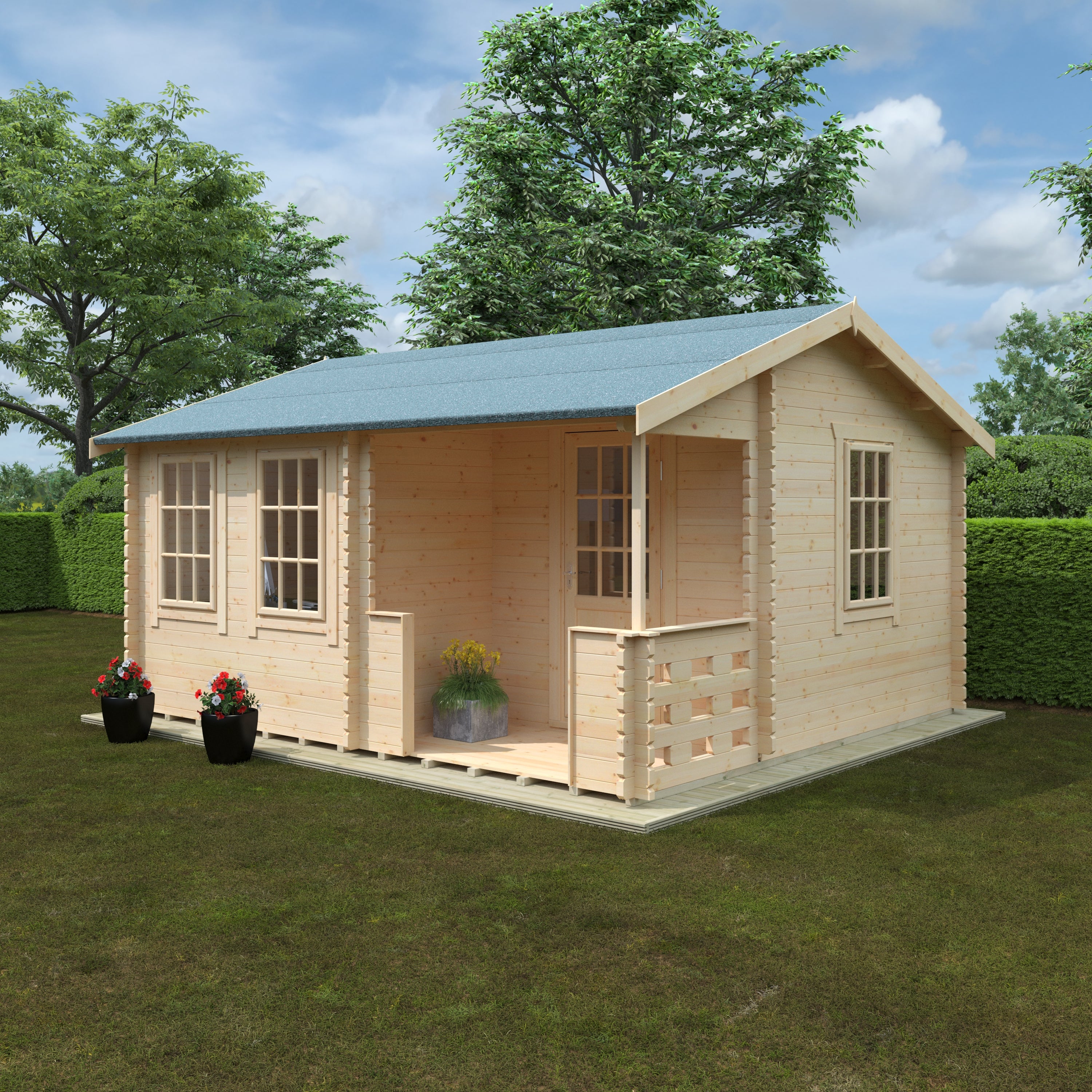 The GYLES 44mm Log Cabins