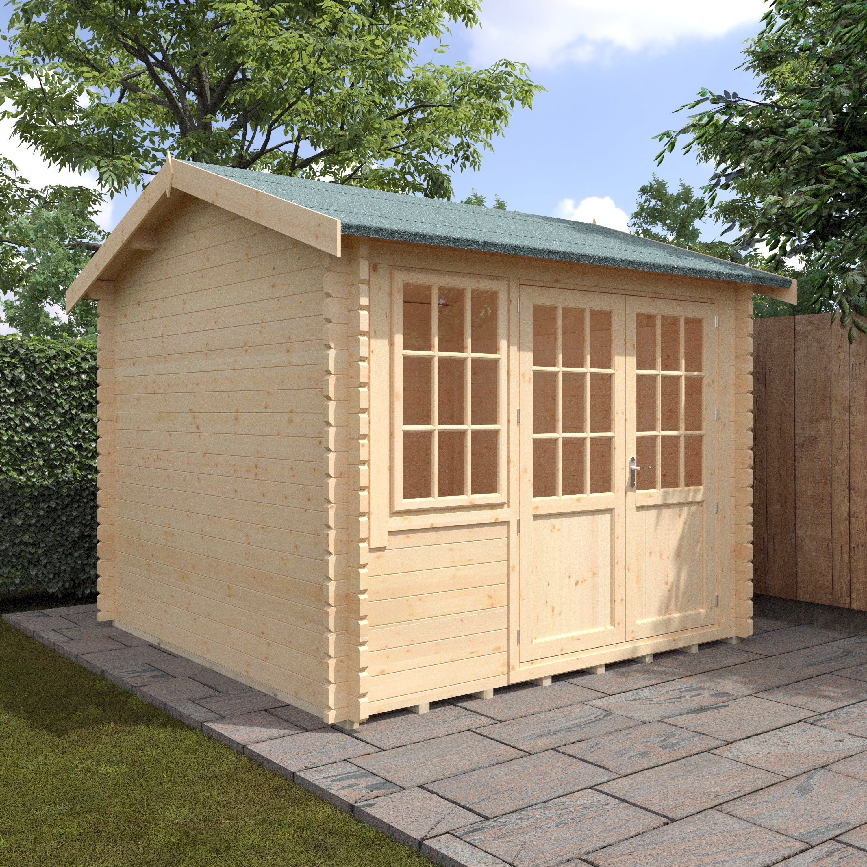 THE HENLEY 28mm Log Cabins