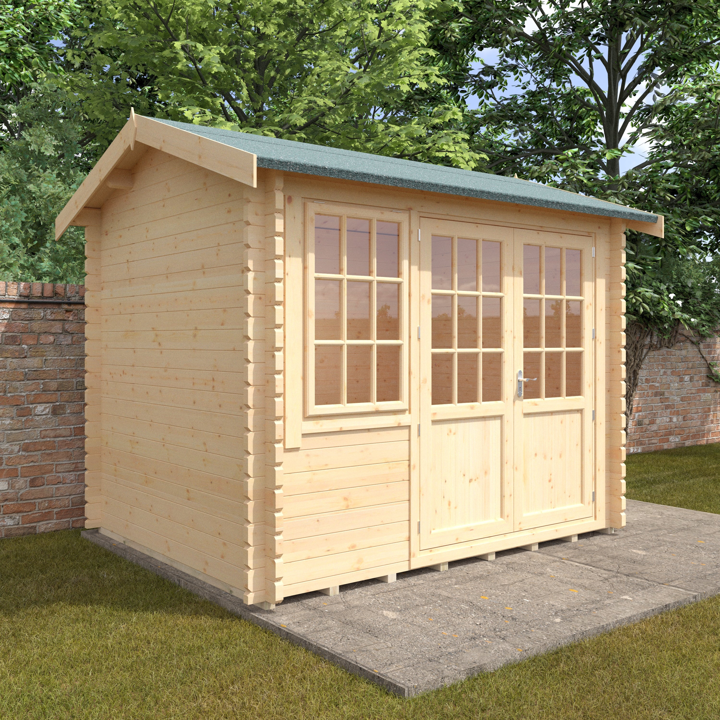 THE HENLEY 28mm Log Cabins