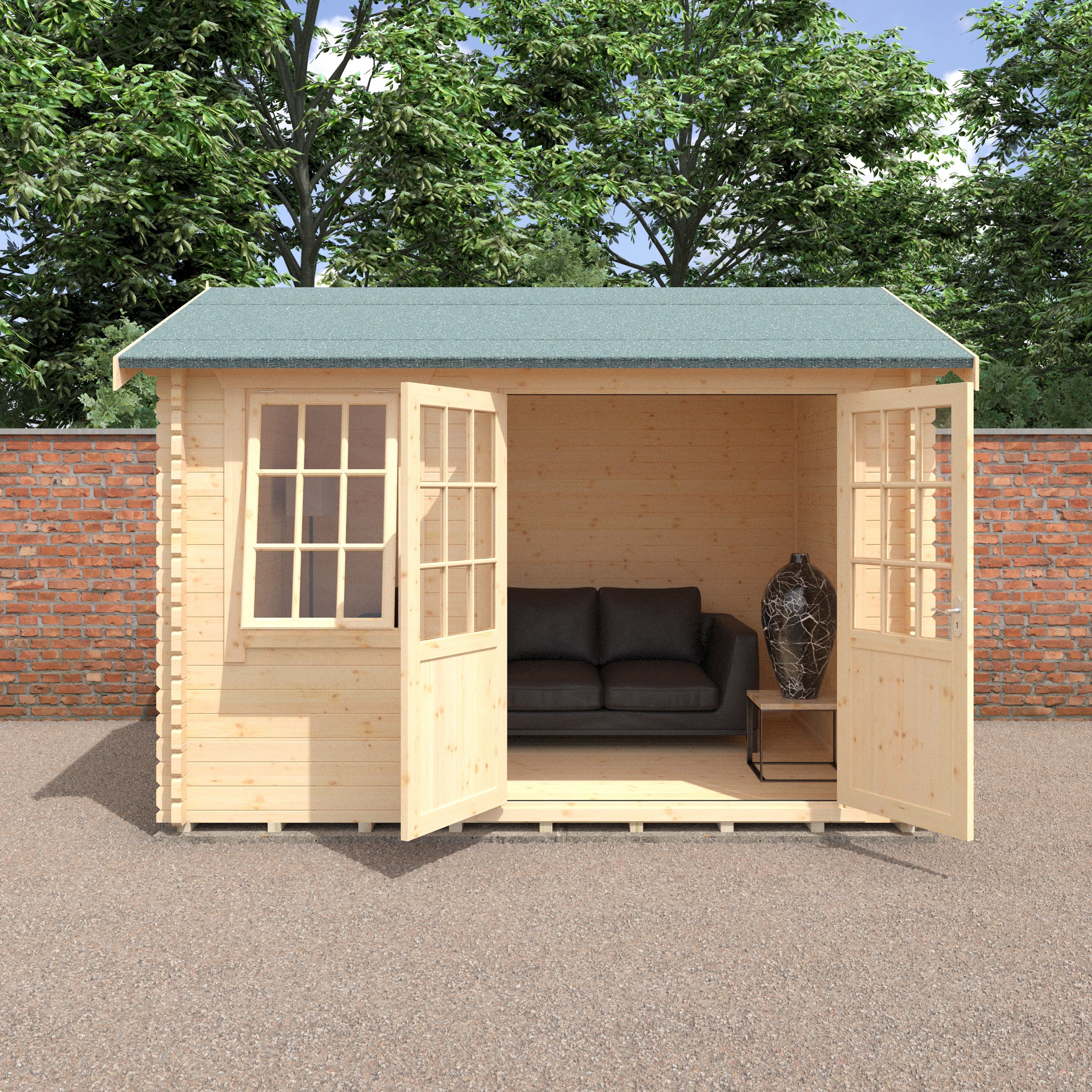 THE HENLEY 28mm Log Cabins