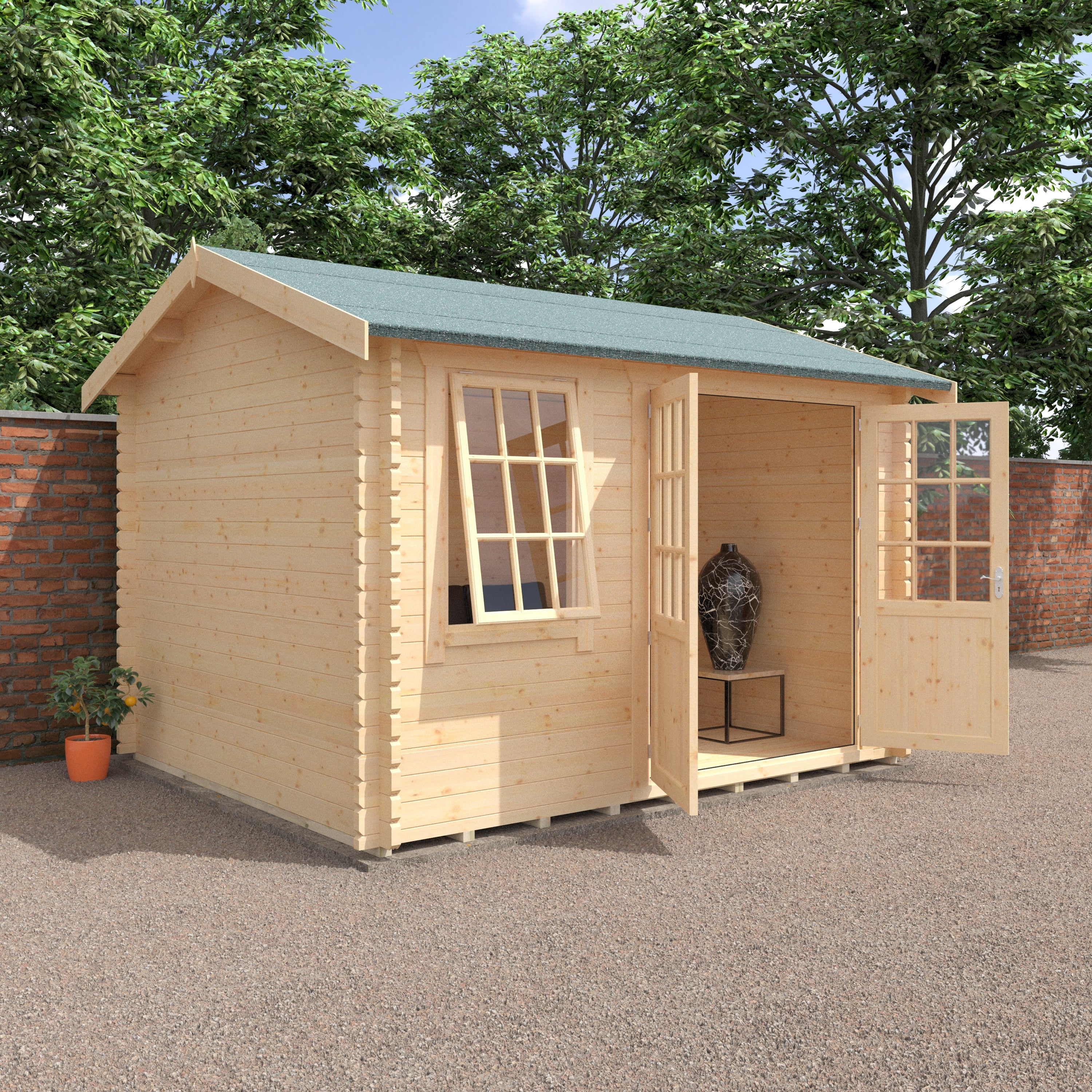 THE HENLEY 28mm Log Cabins
