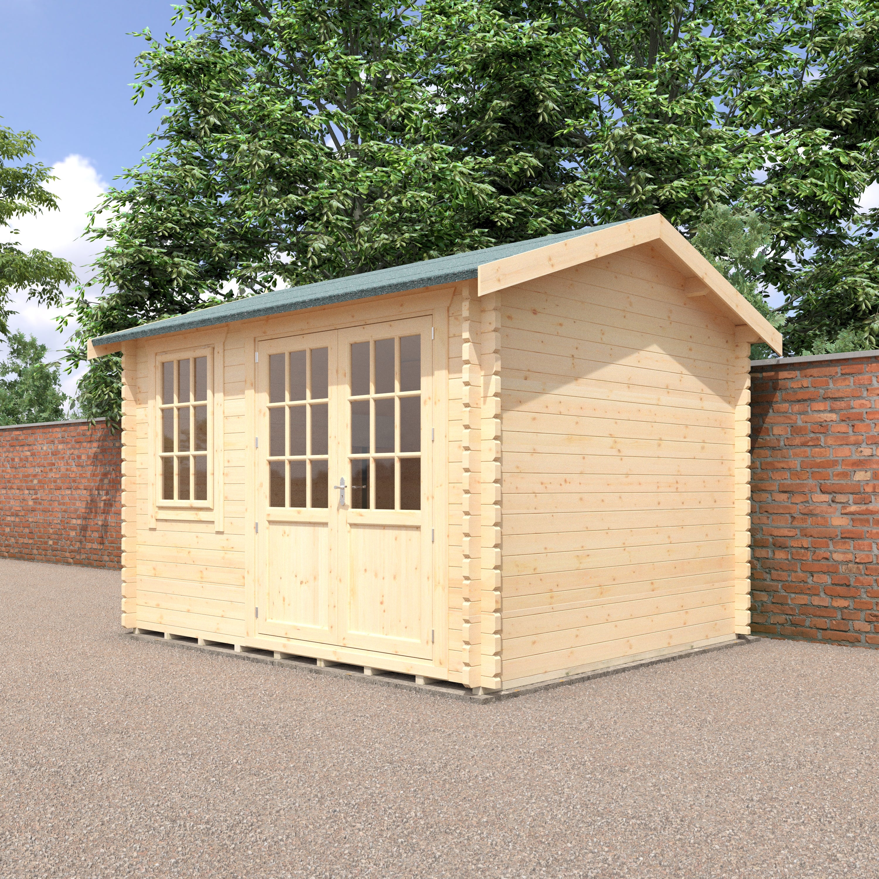 THE HENLEY 28mm Log Cabins