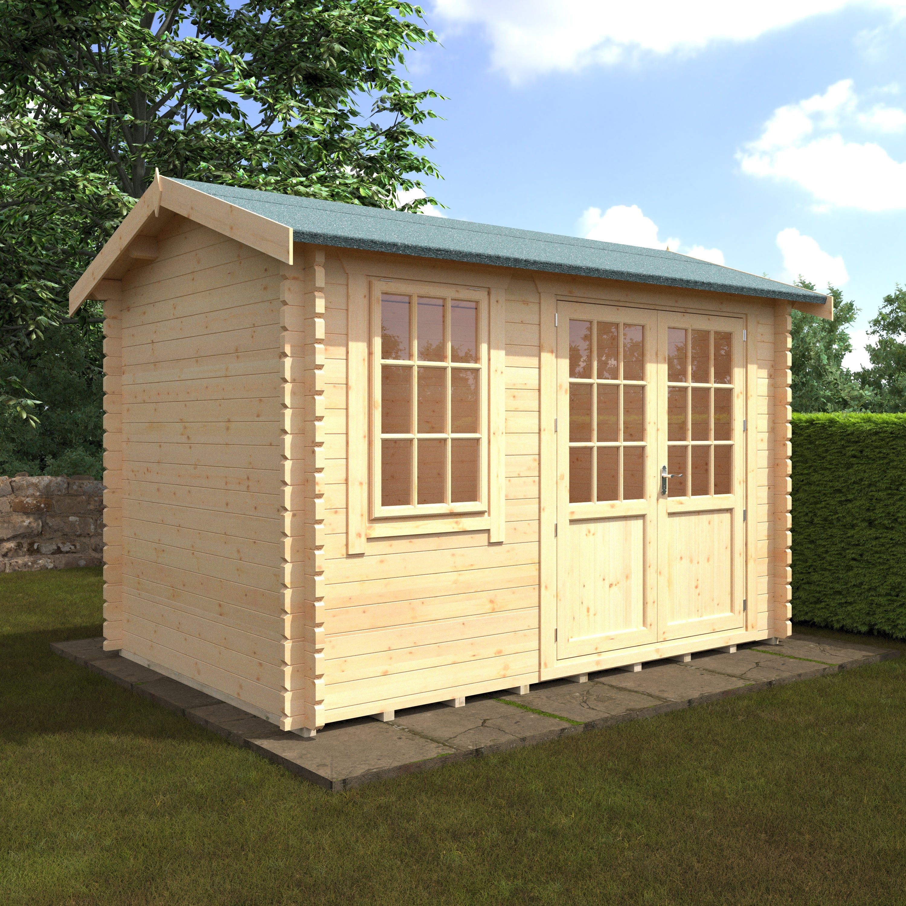 THE HENLEY 28mm Log Cabins
