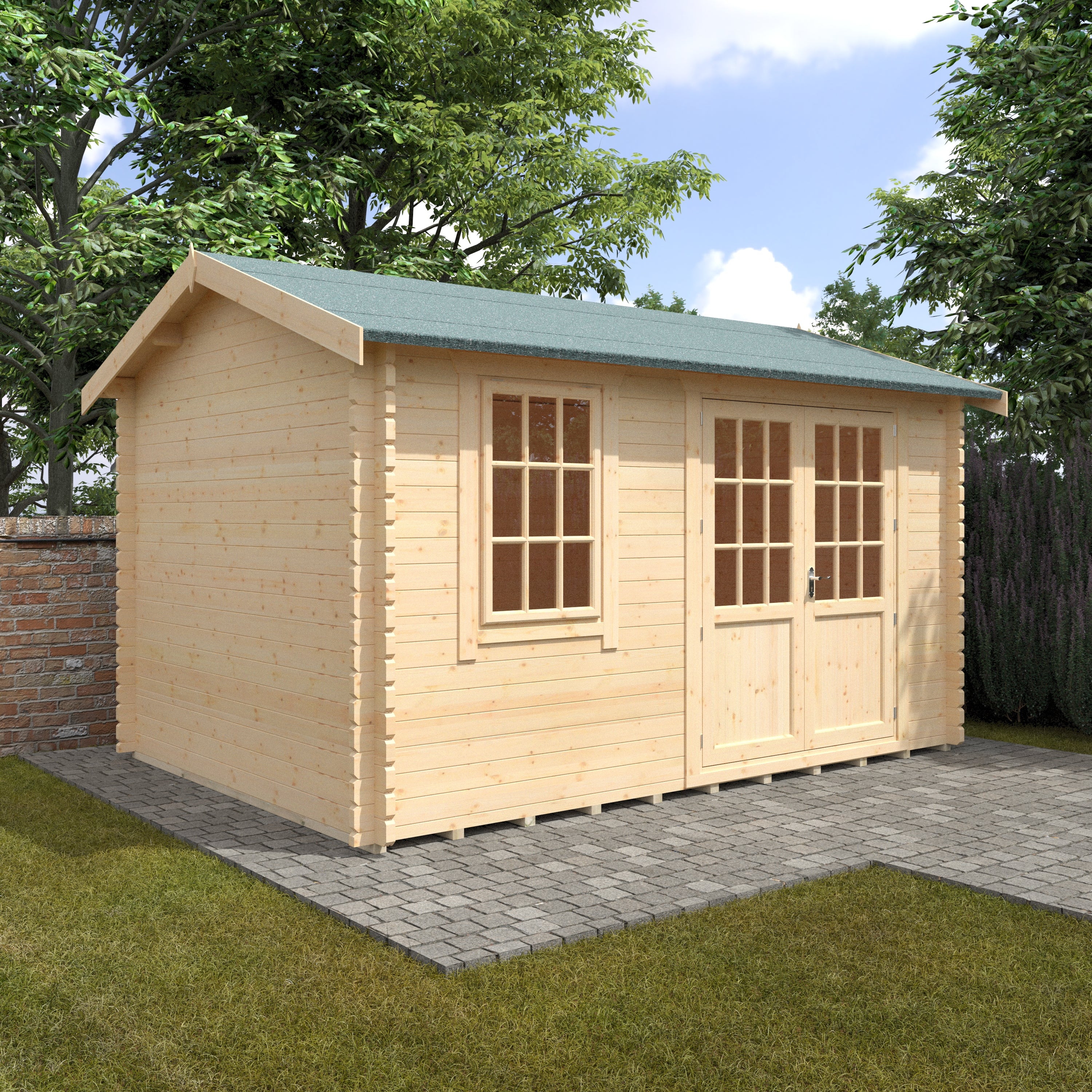 THE HENLEY 28mm Log Cabins