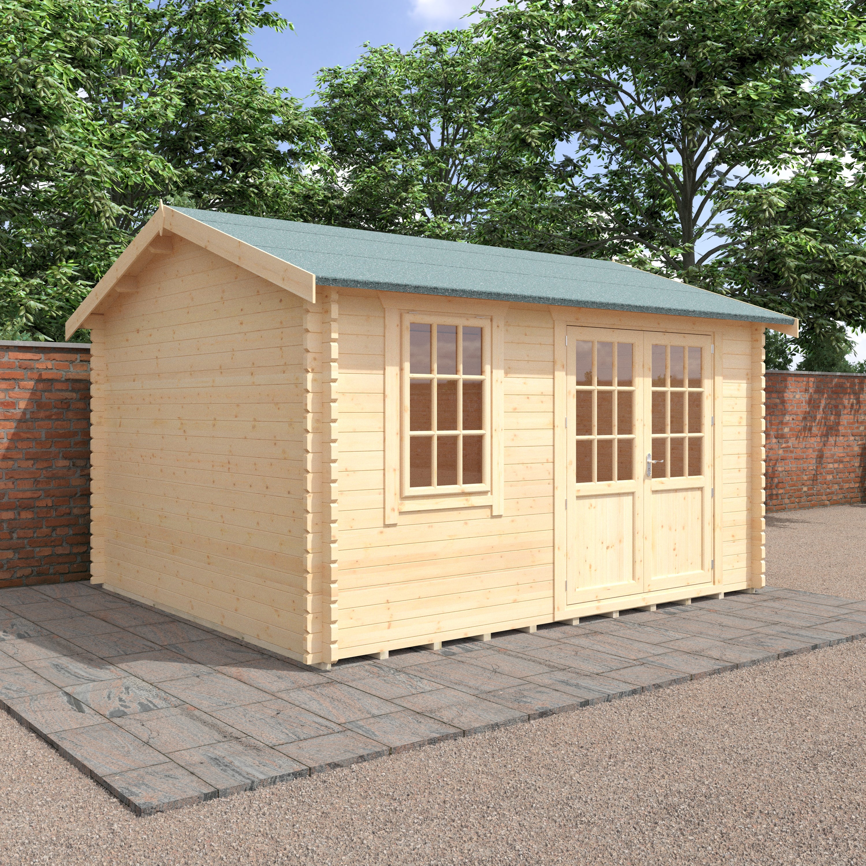 THE HENLEY 28mm Log Cabins