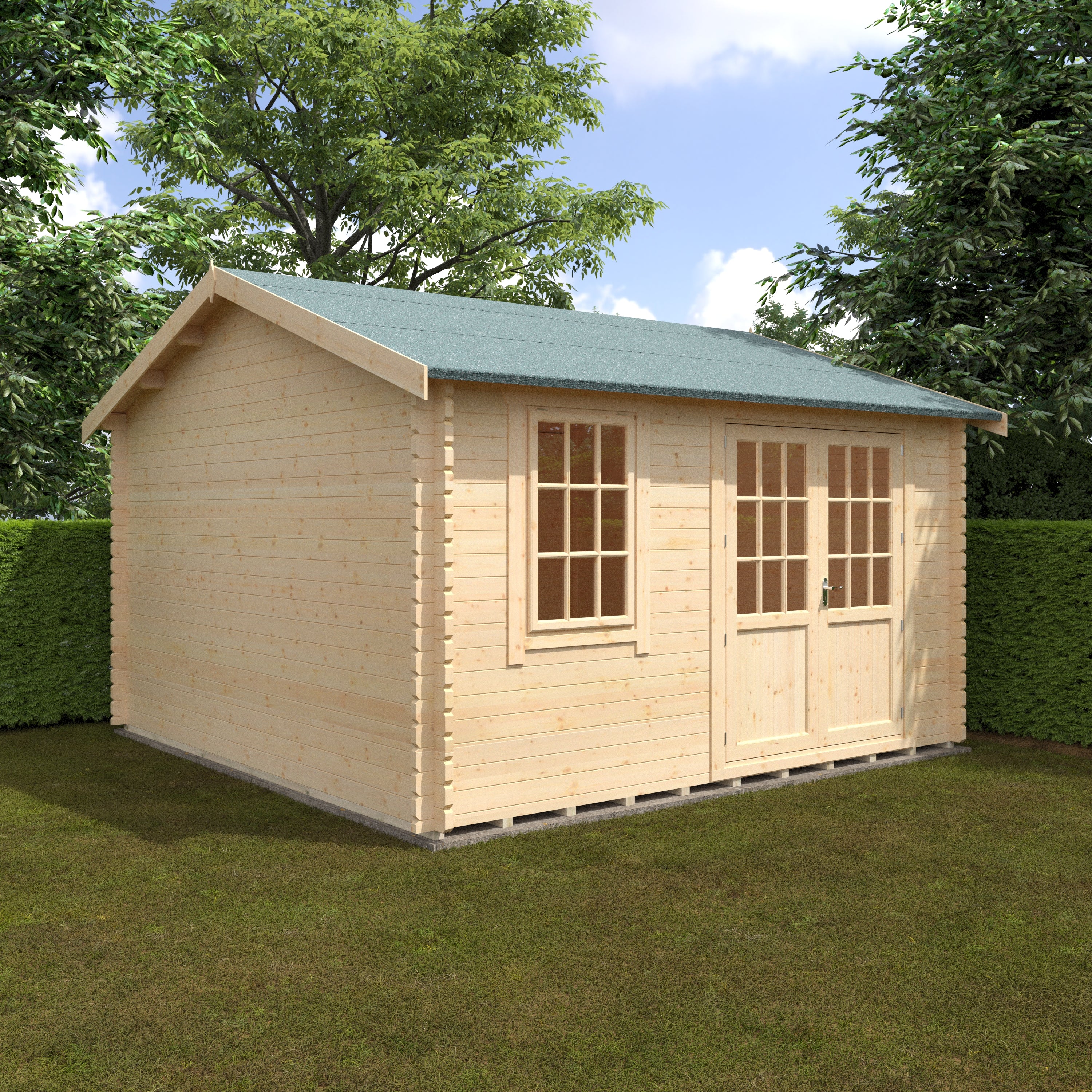 THE HENLEY 28mm Log Cabins